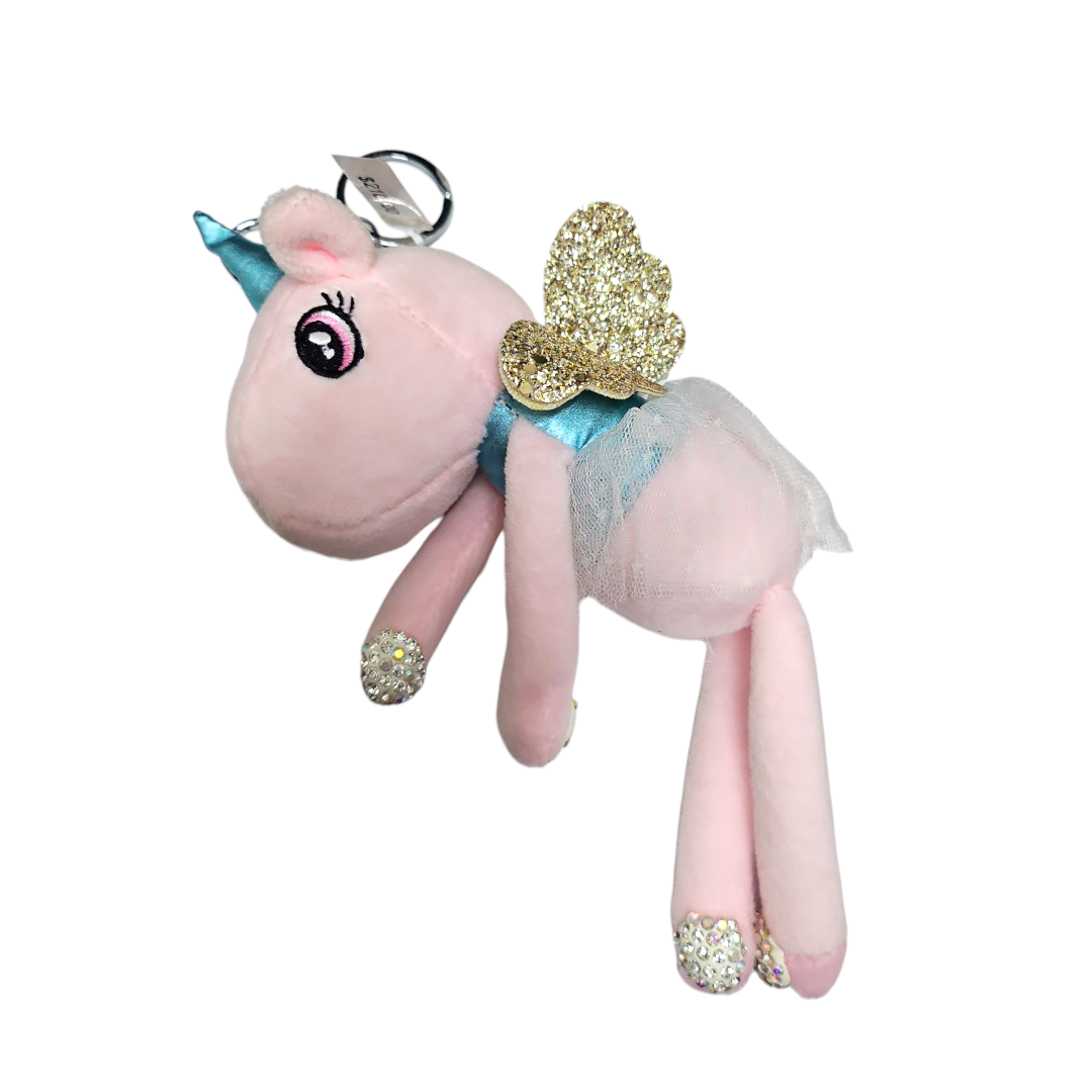 Llavero Unicornio Con Cristales