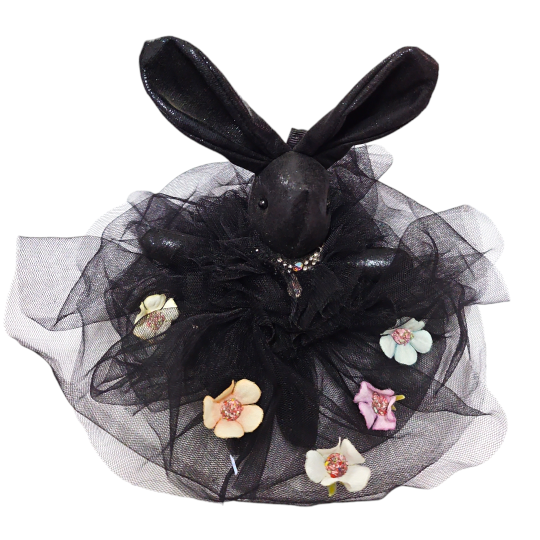 Llavero Conejita Vestido Flores
