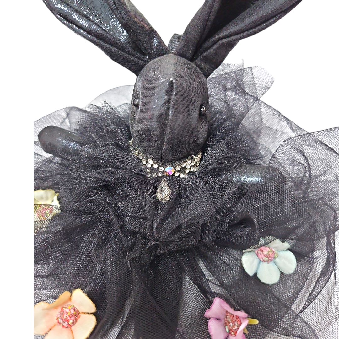Llavero Conejita Vestido Flores