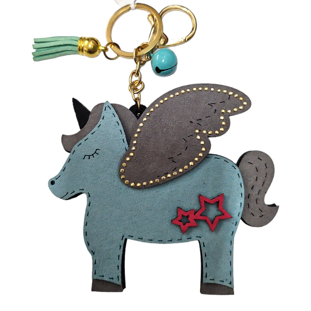 Llavero Unicornio Azul