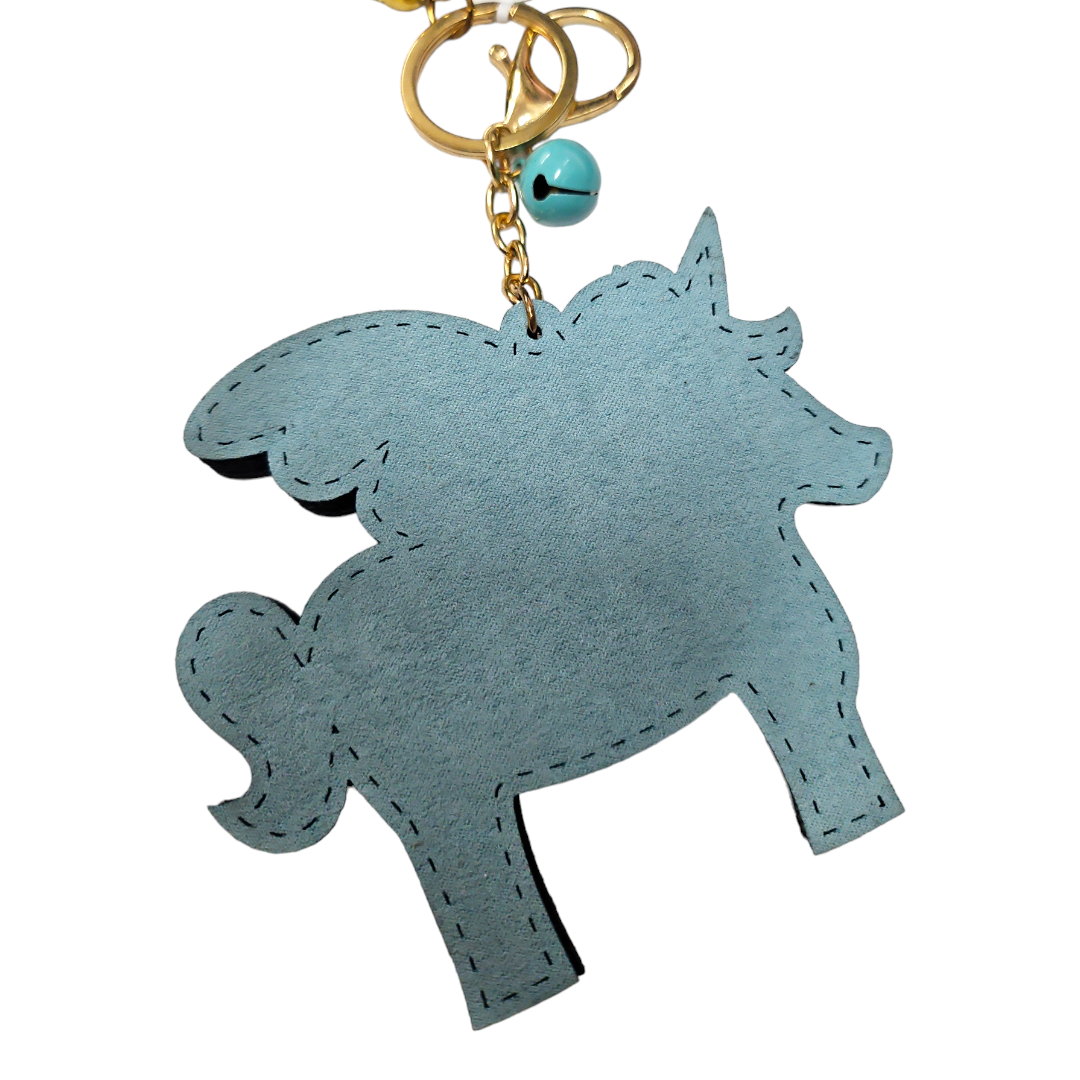 Llavero Unicornio Azul