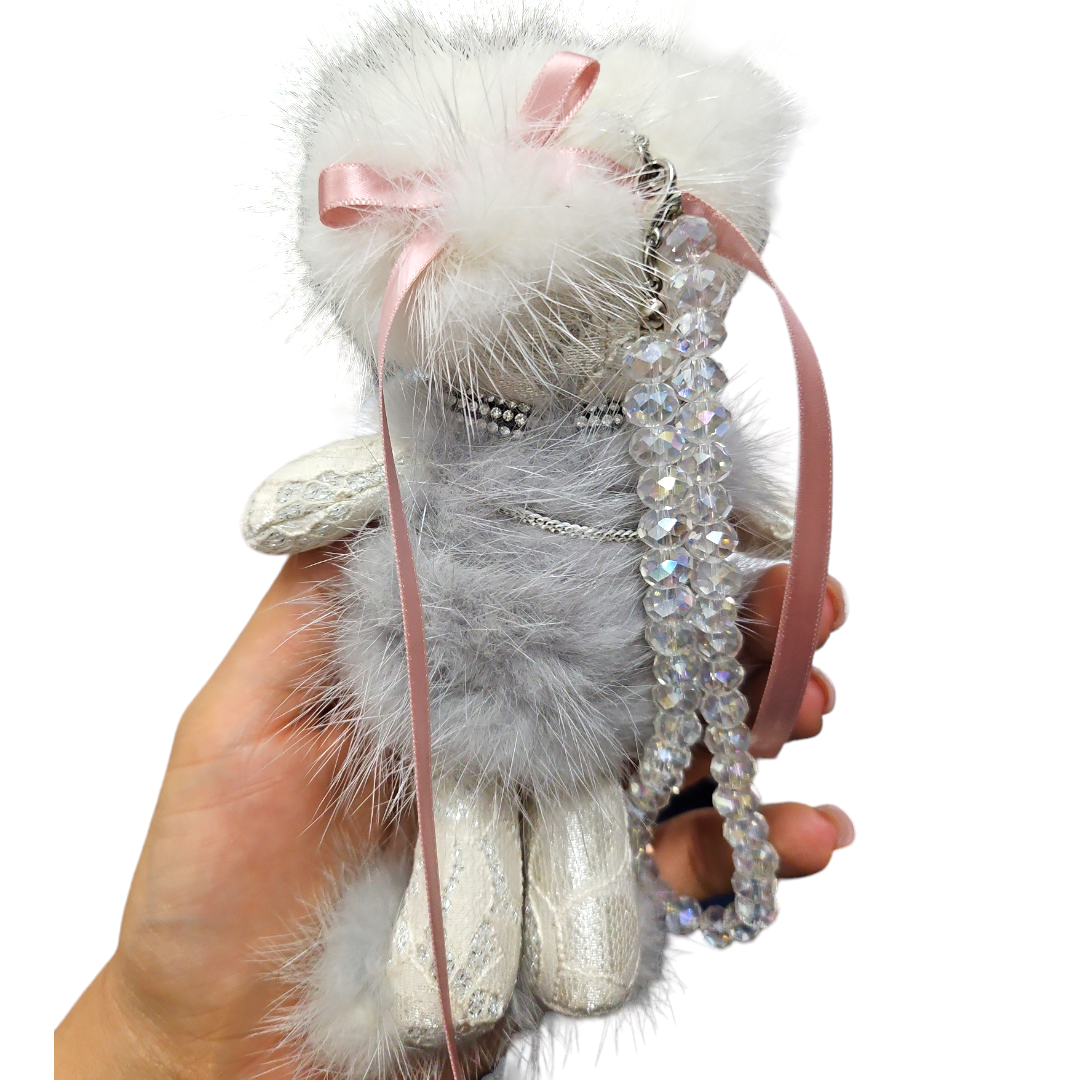 LLavero Osita Mink Con Cristales