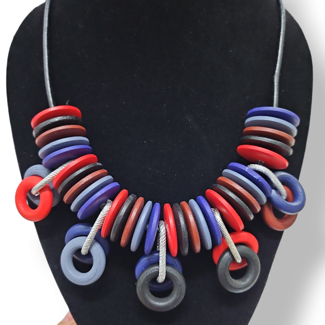 LOB collar círculos multicolor