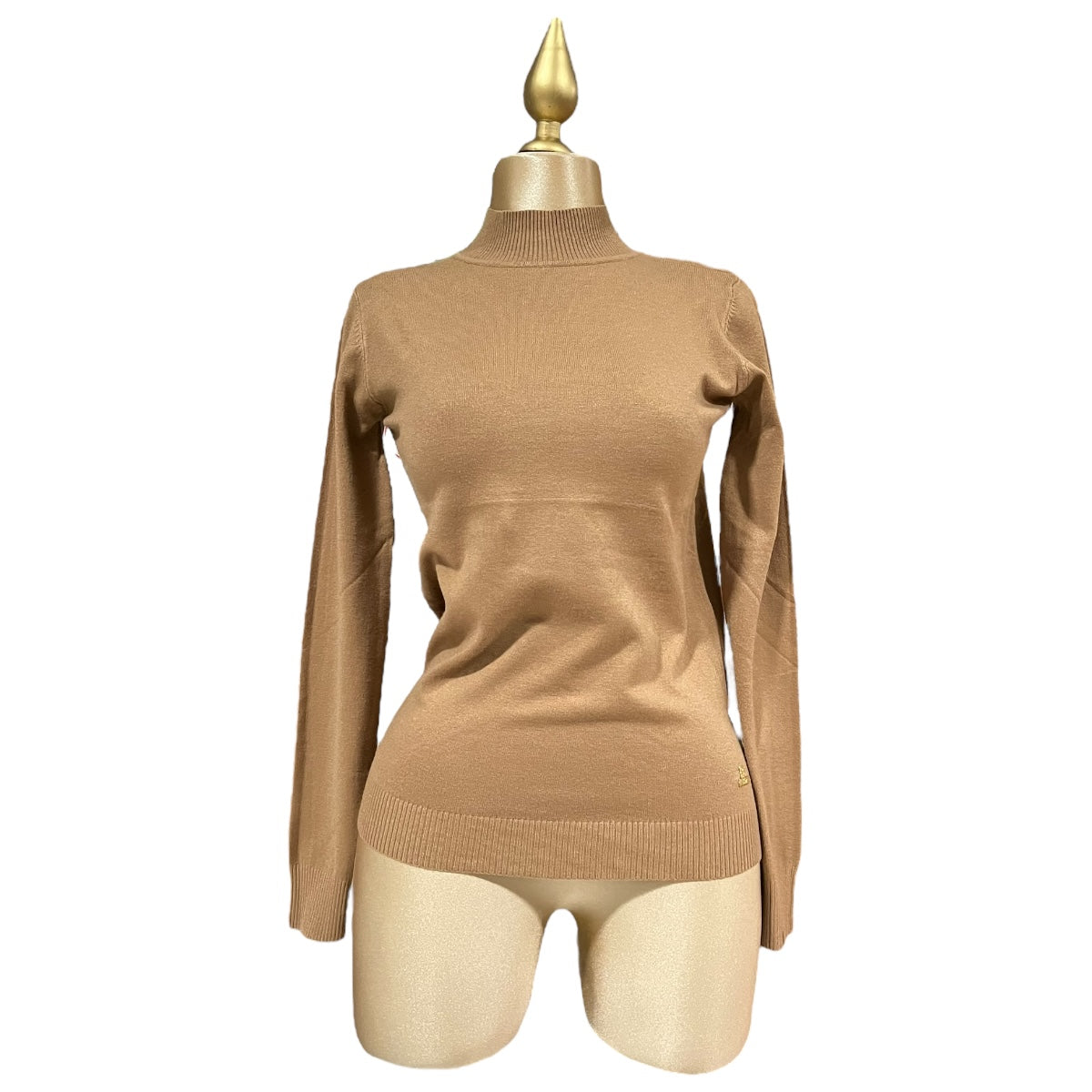 Blusa Cafe Manga Larga Cuello MUSSI