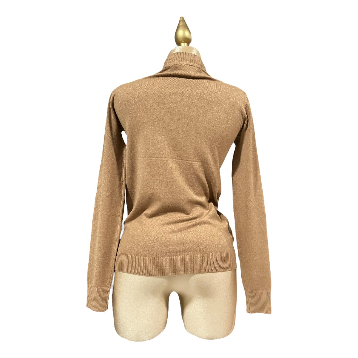 Blusa Cafe Manga Larga Cuello MUSSI