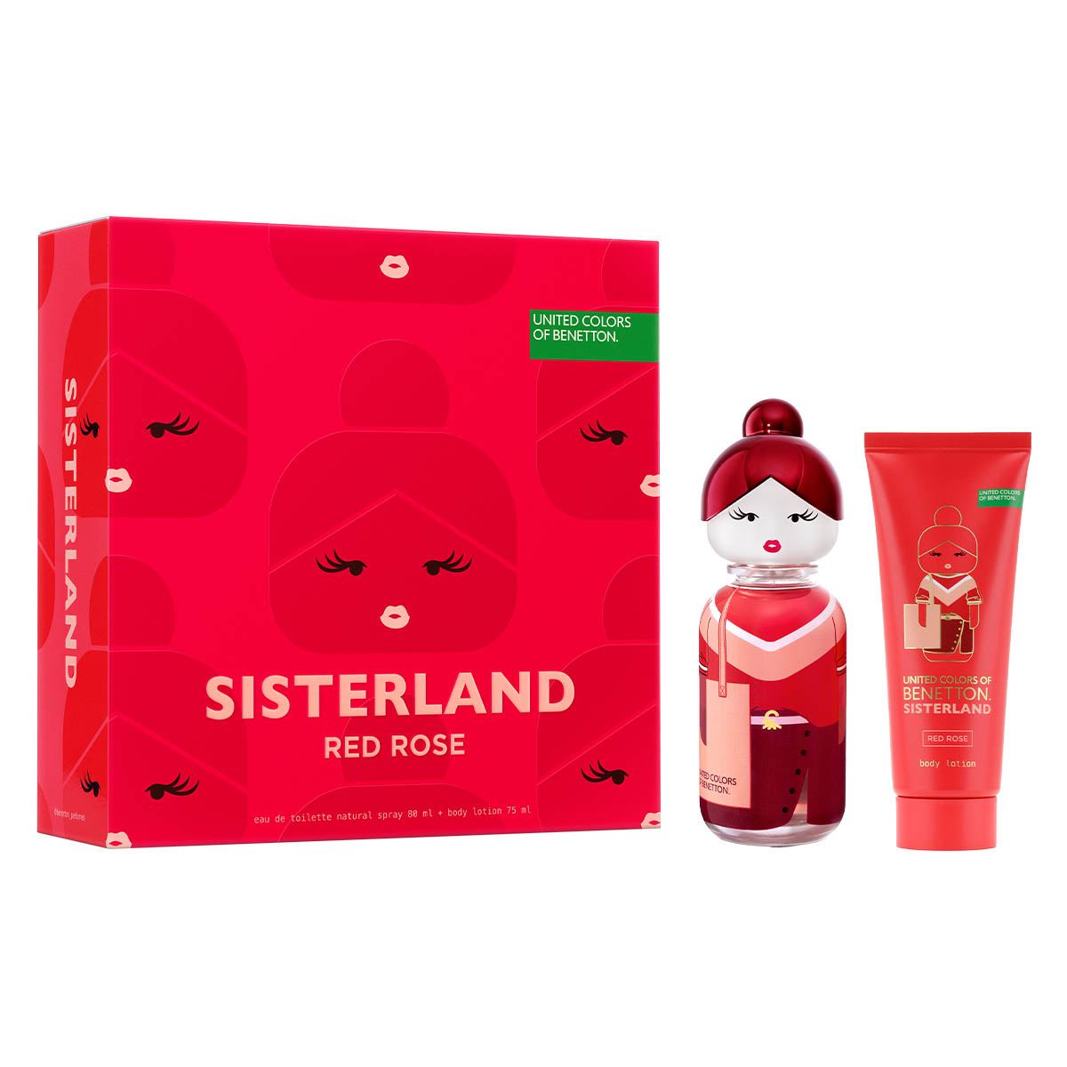 Set Para Mujer Benetton Sisterland Red Rose