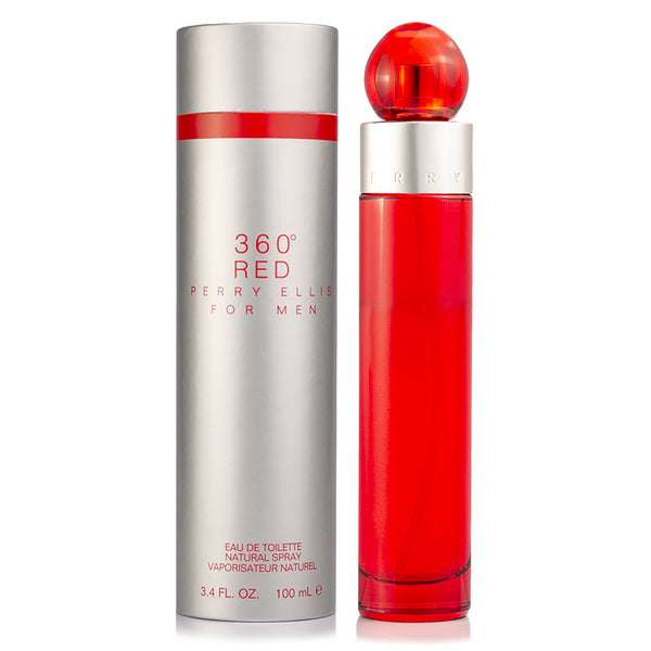 360º Red para hombre / 100 ml Eau De Toilette Spray