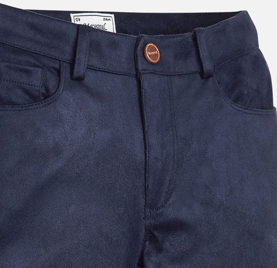 Pantalón Indigo Terciopelo Para Niña Mayoral