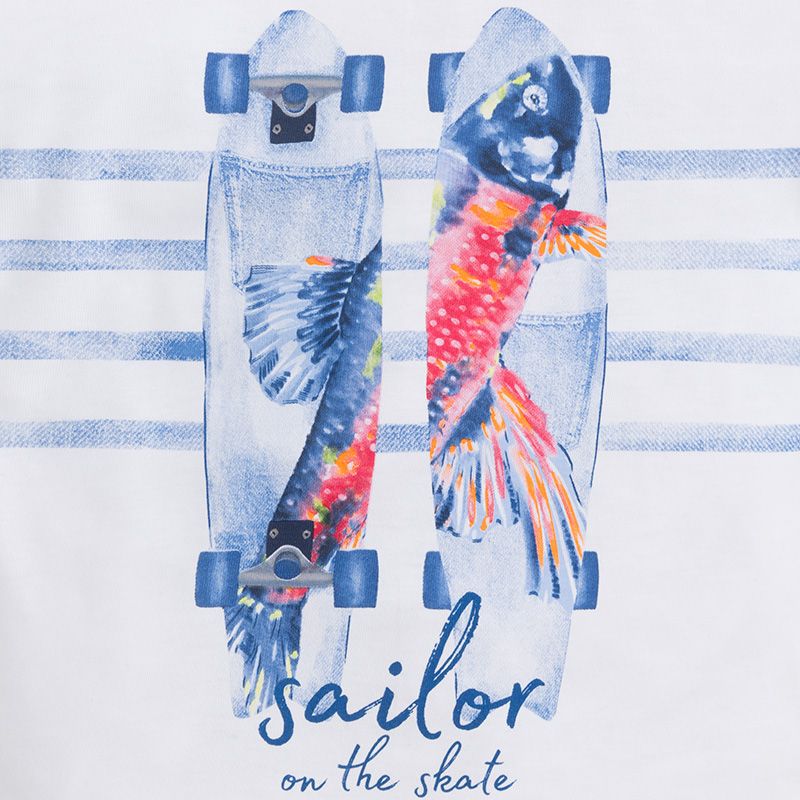 Playera "sailor on the skateboard" Para Niño Mayoral