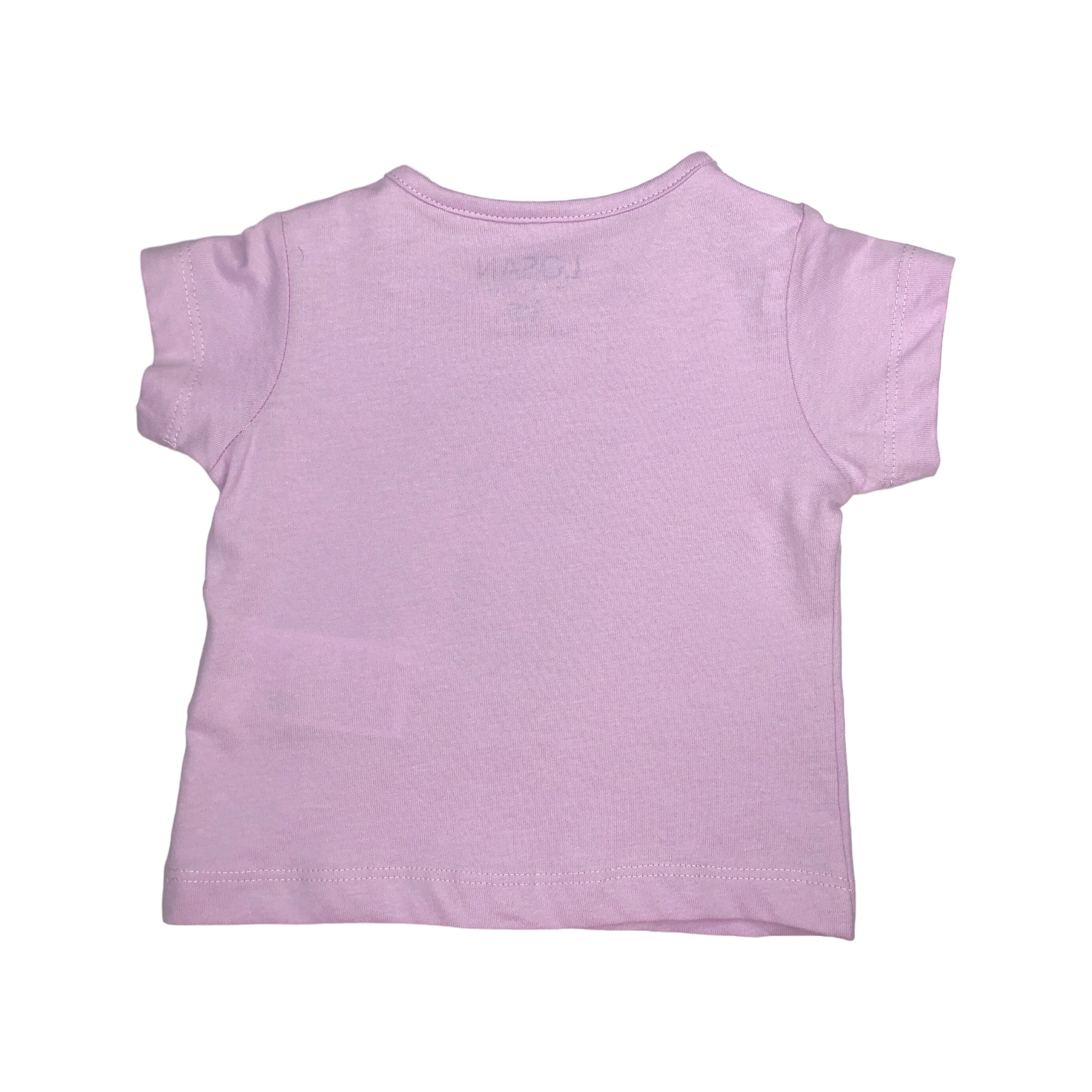 Playera Panda Manga Corta "Always With You" Para Bebé Niña Losan