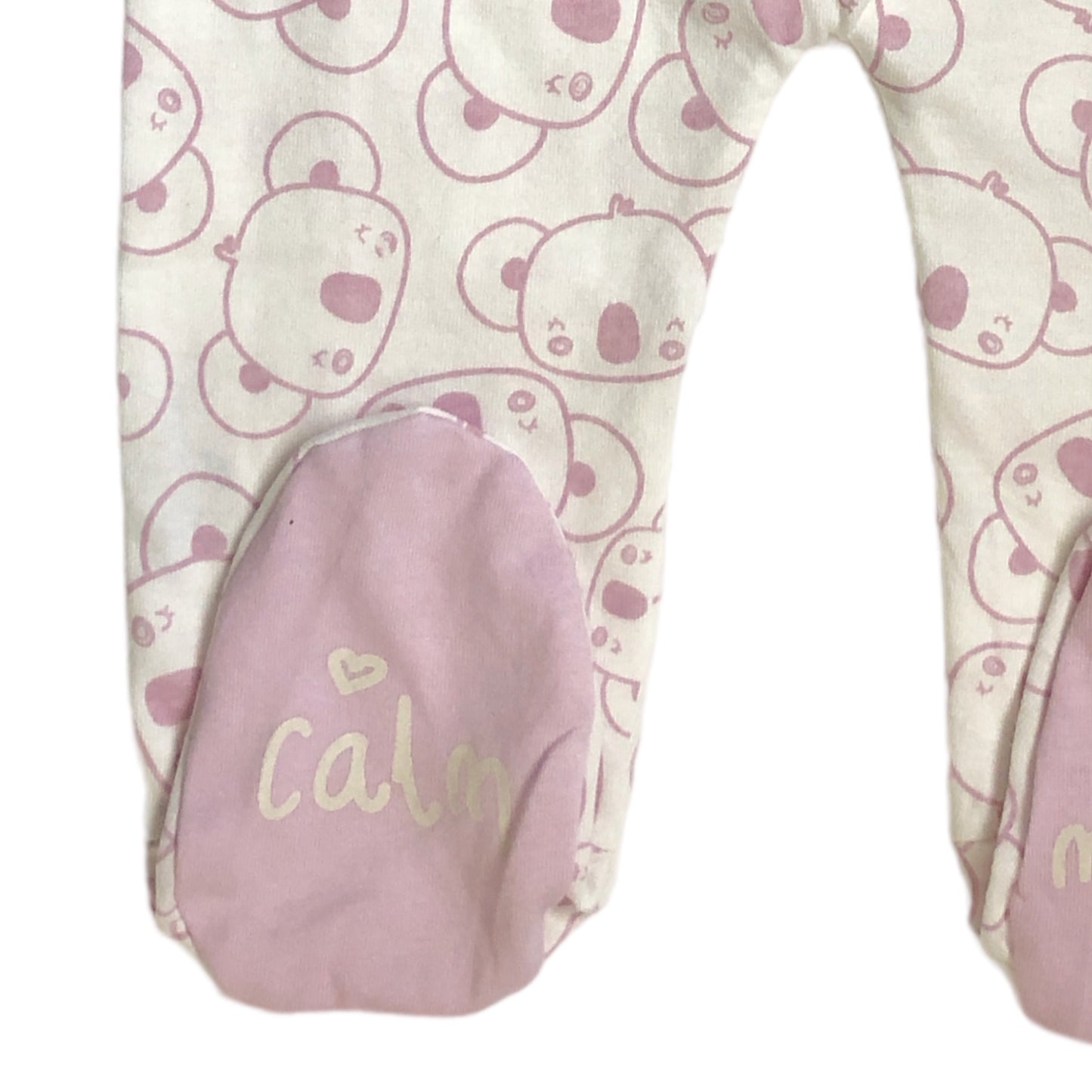 Pijama mameluco osos rosas para bebé niña LOSAN