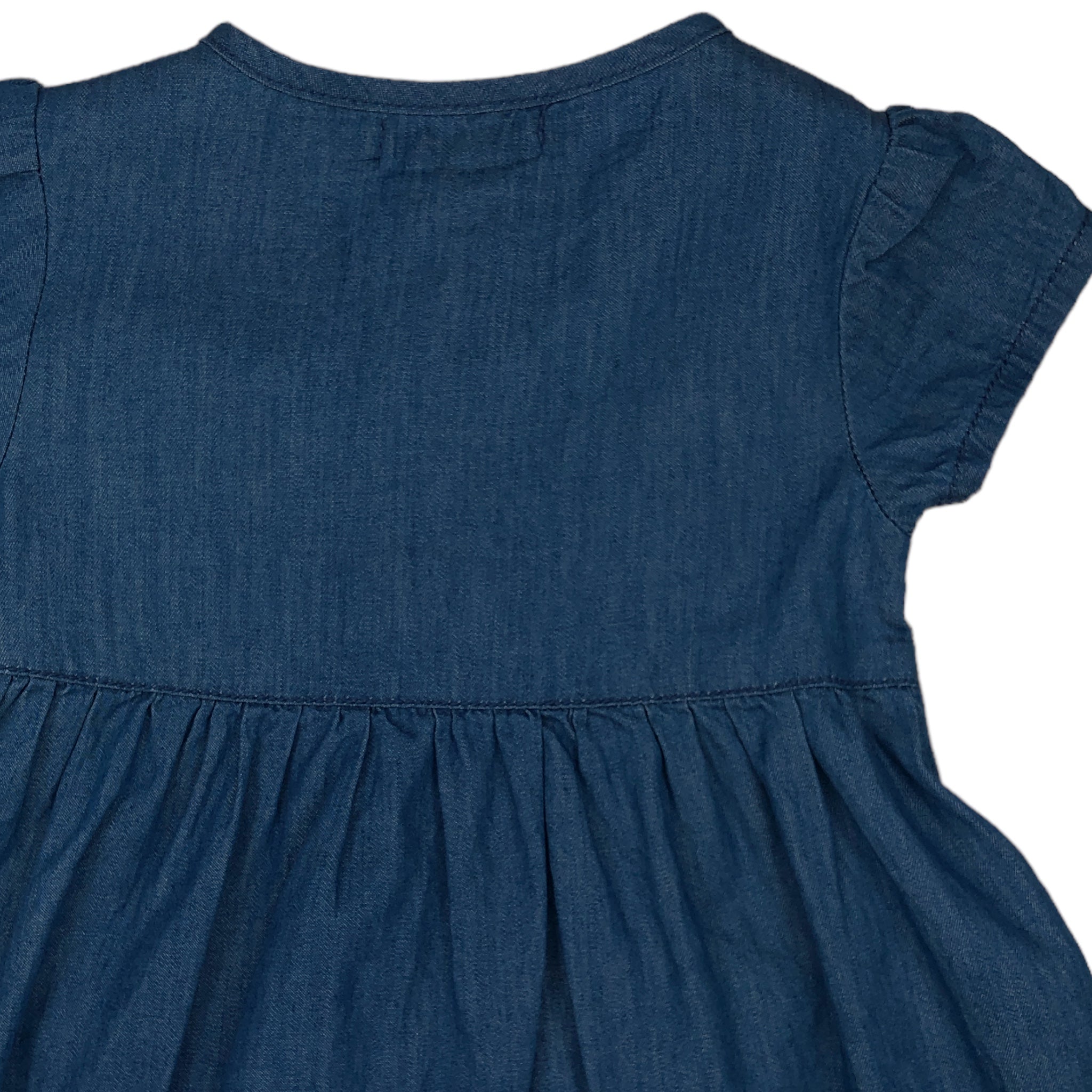Vestido Manga Corta Mezclilla Para Bebé Niña Losan