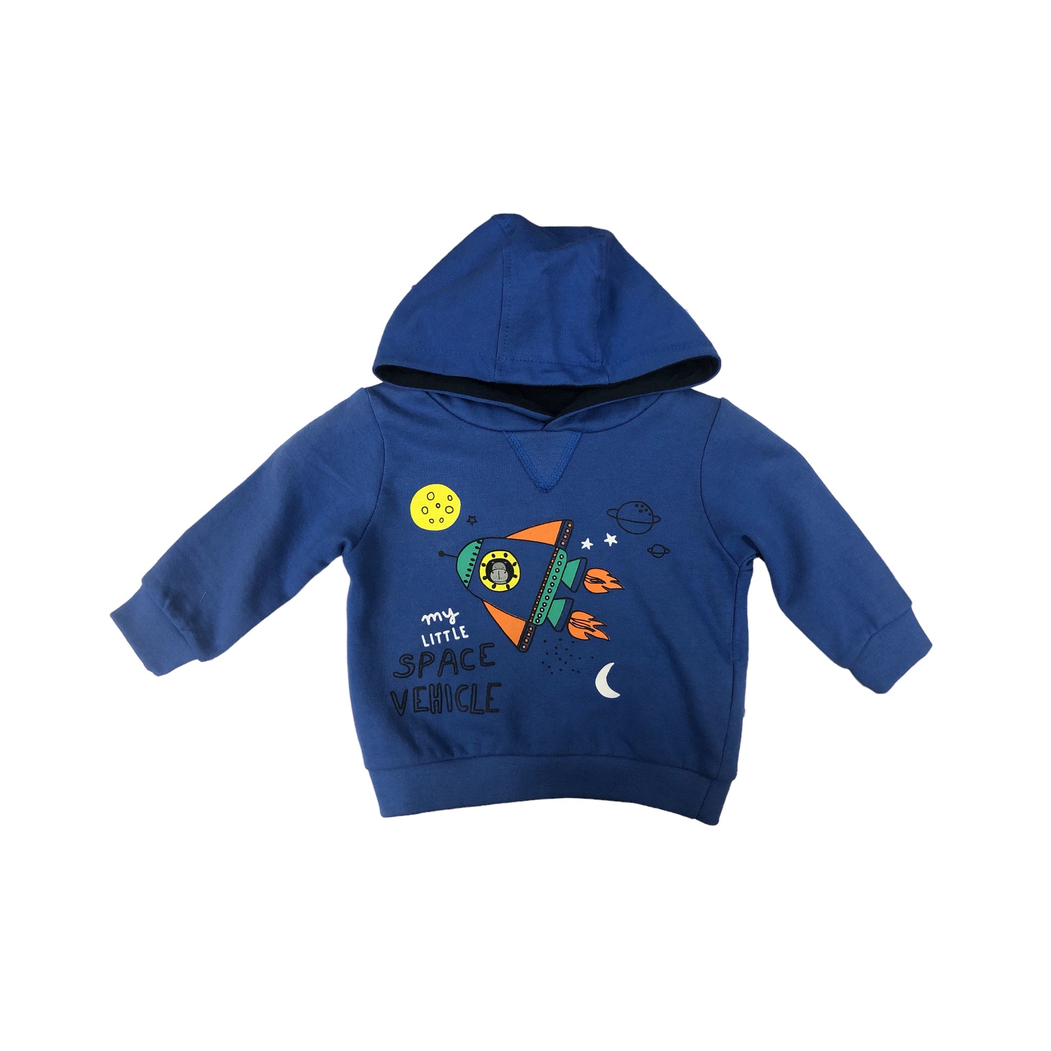 Conjunto de sudadera "my LITTLE SPACE VEHICLE"  y pants bebé niño Losan