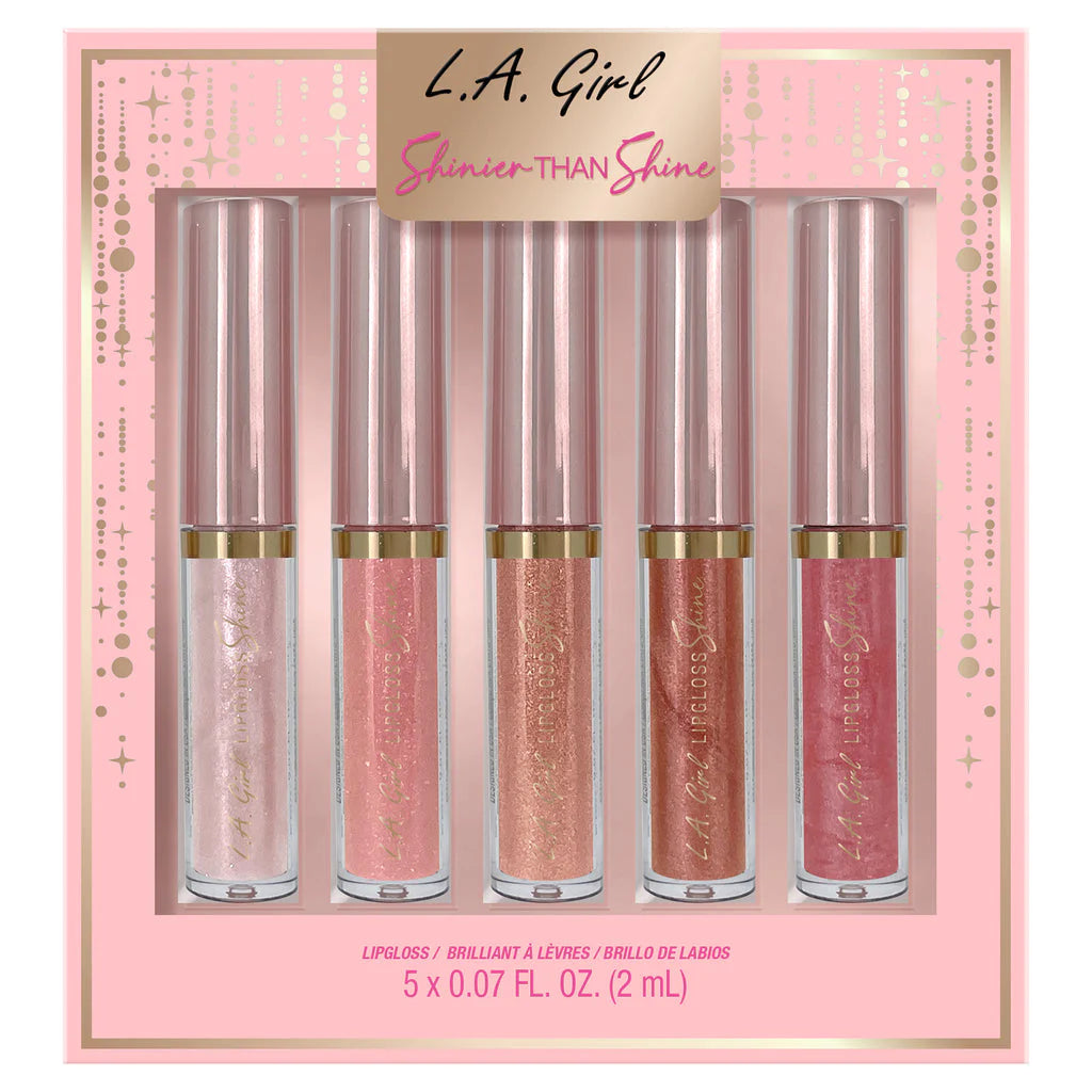 Set de 5 Lip Gloss Shinier That Shine L.A Girl