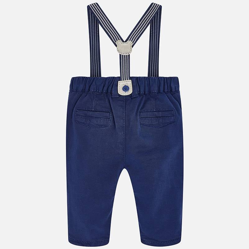 Pantalón Con Tirantes Azul Marino Para Bebe Mayoral