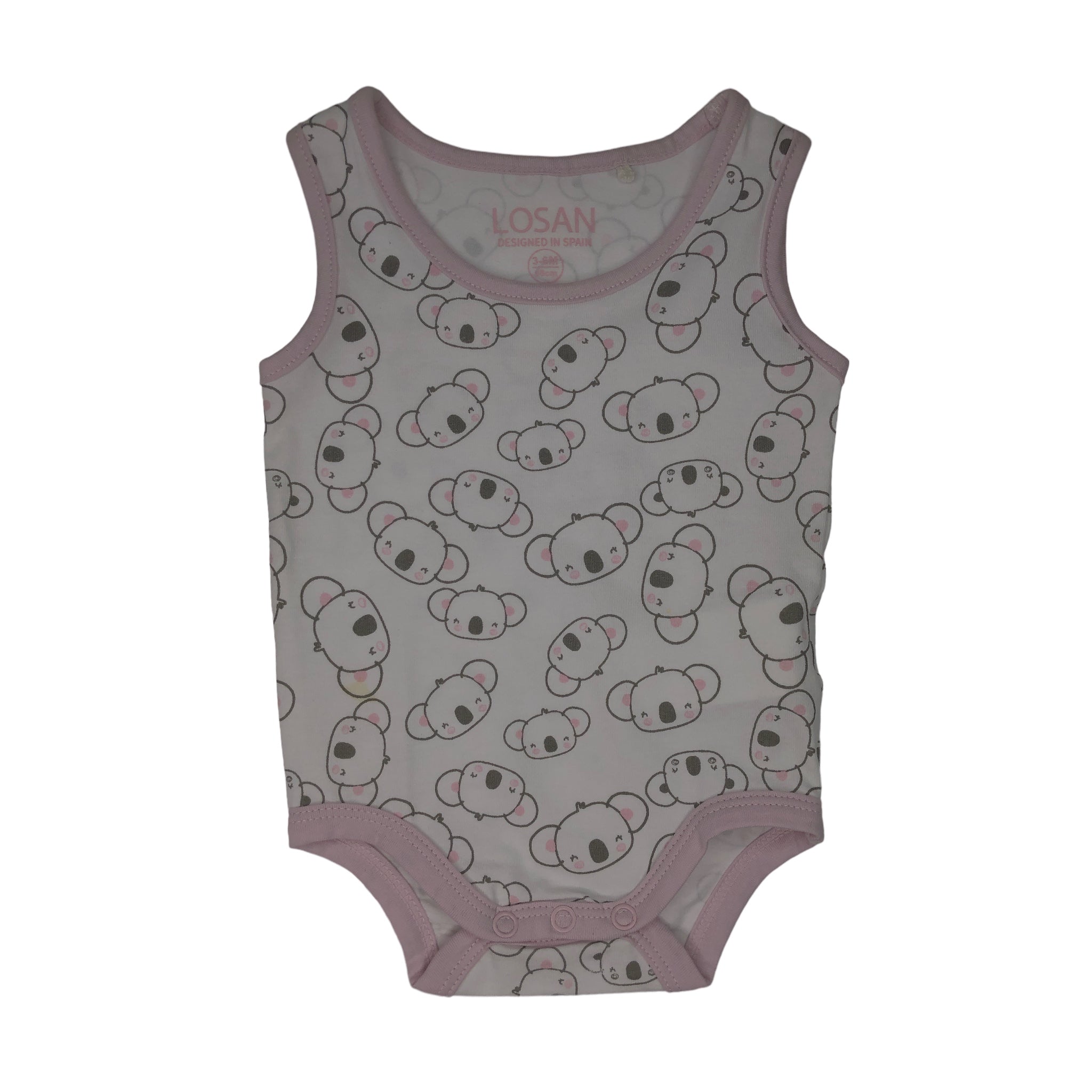 Pañaleros Manga Corta Para Bebé Niña "Calm Mood" Losan