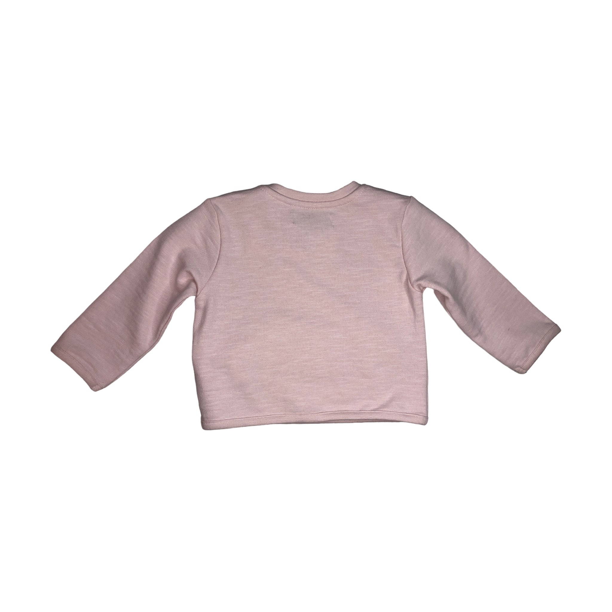 Sudadera rosa "calm mood" para bebé niña Losan