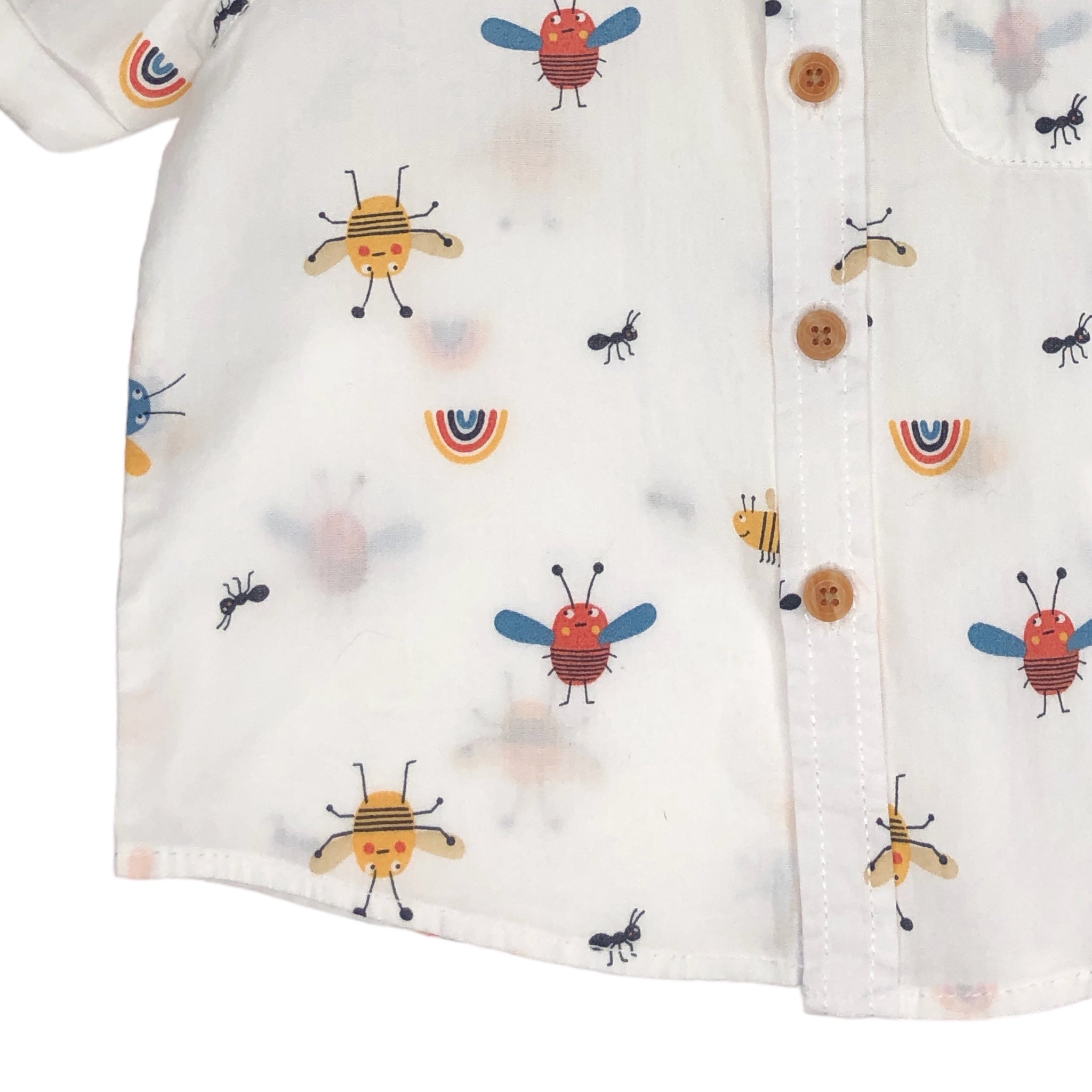 Camisa bichos para bebé niño Losan