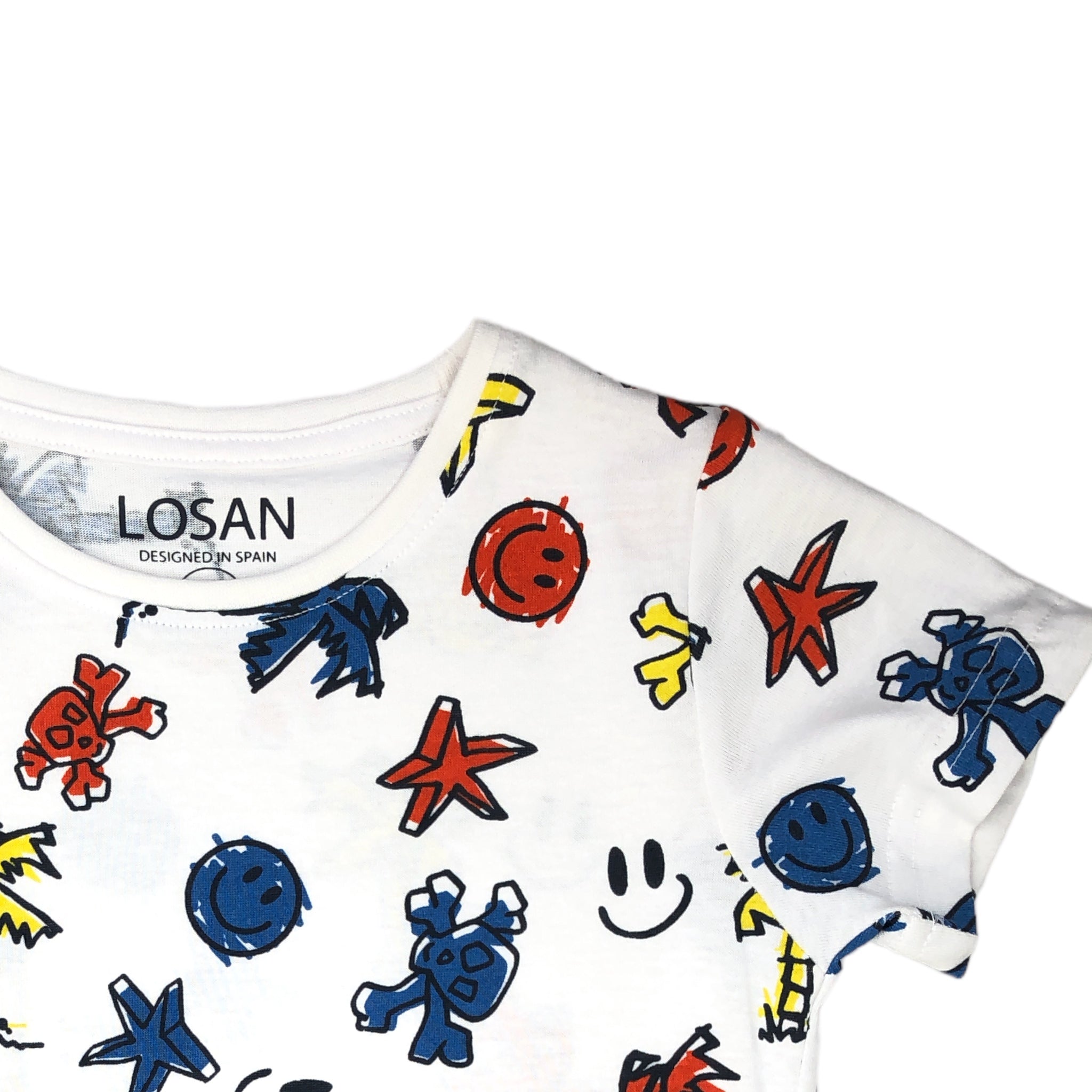 Playera Smile Manga Corta Losan