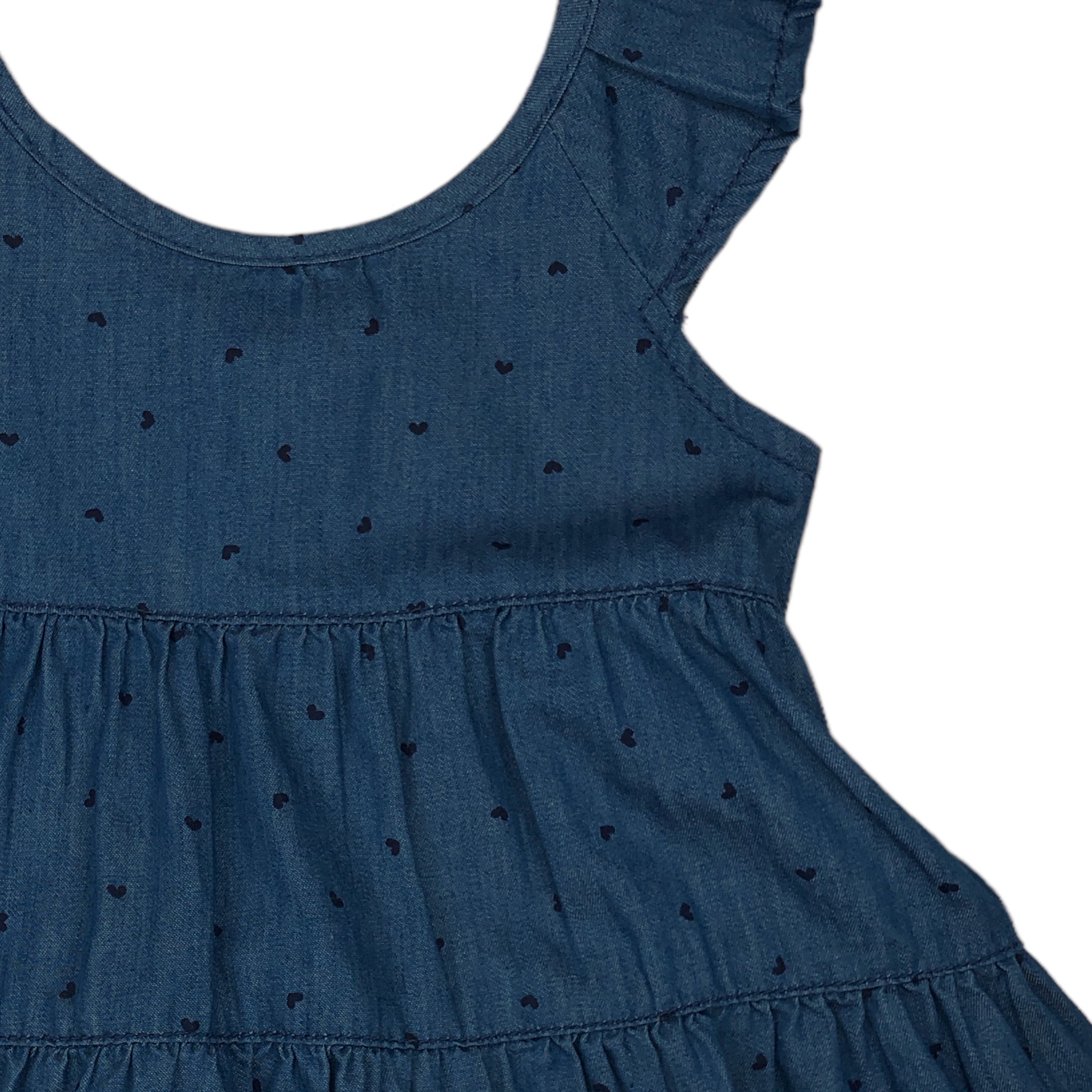 Conjunto de vestido denim y braguita para bebé niña LOSAN