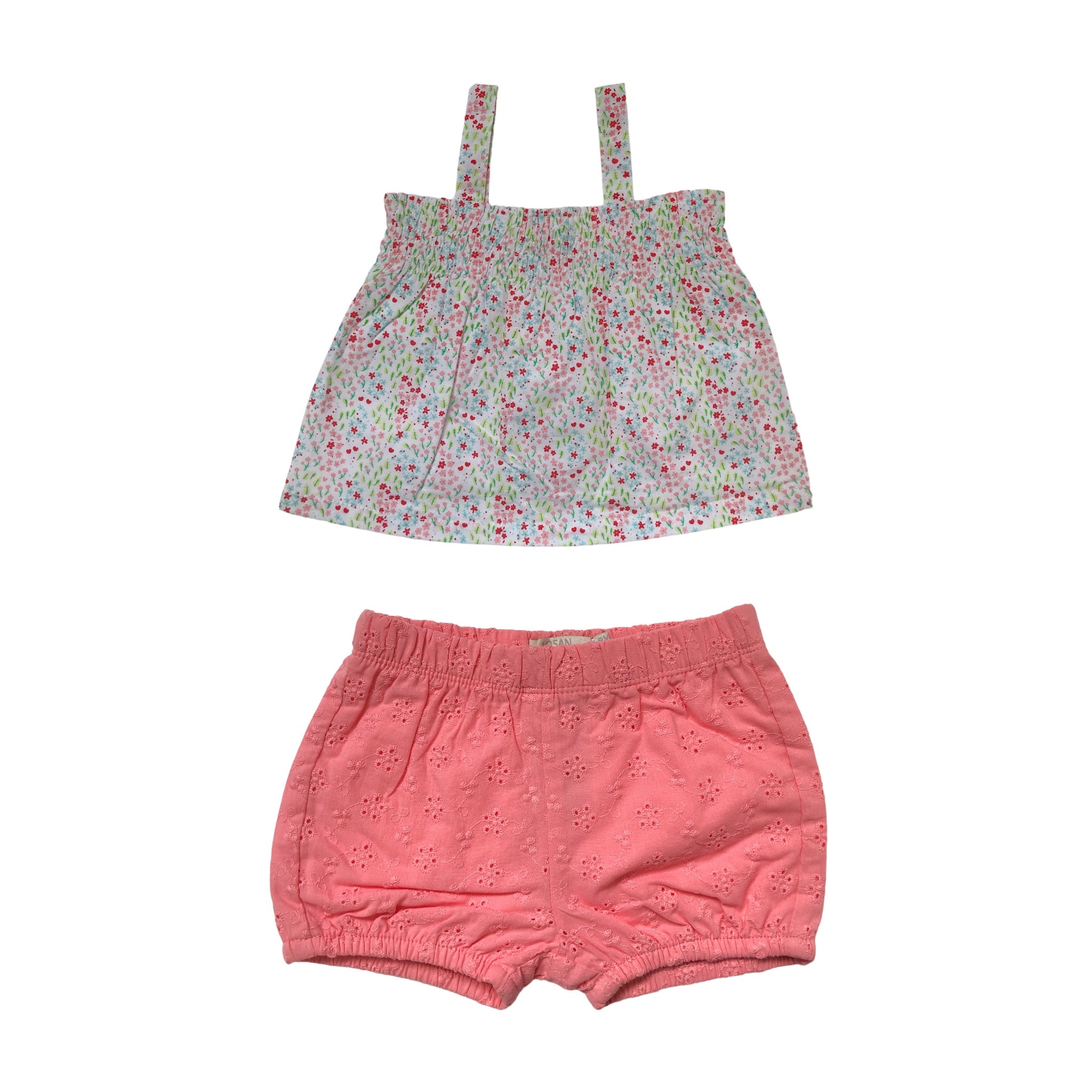 Conjunto De Camiseta Y Short Para Bebé Niña Losan