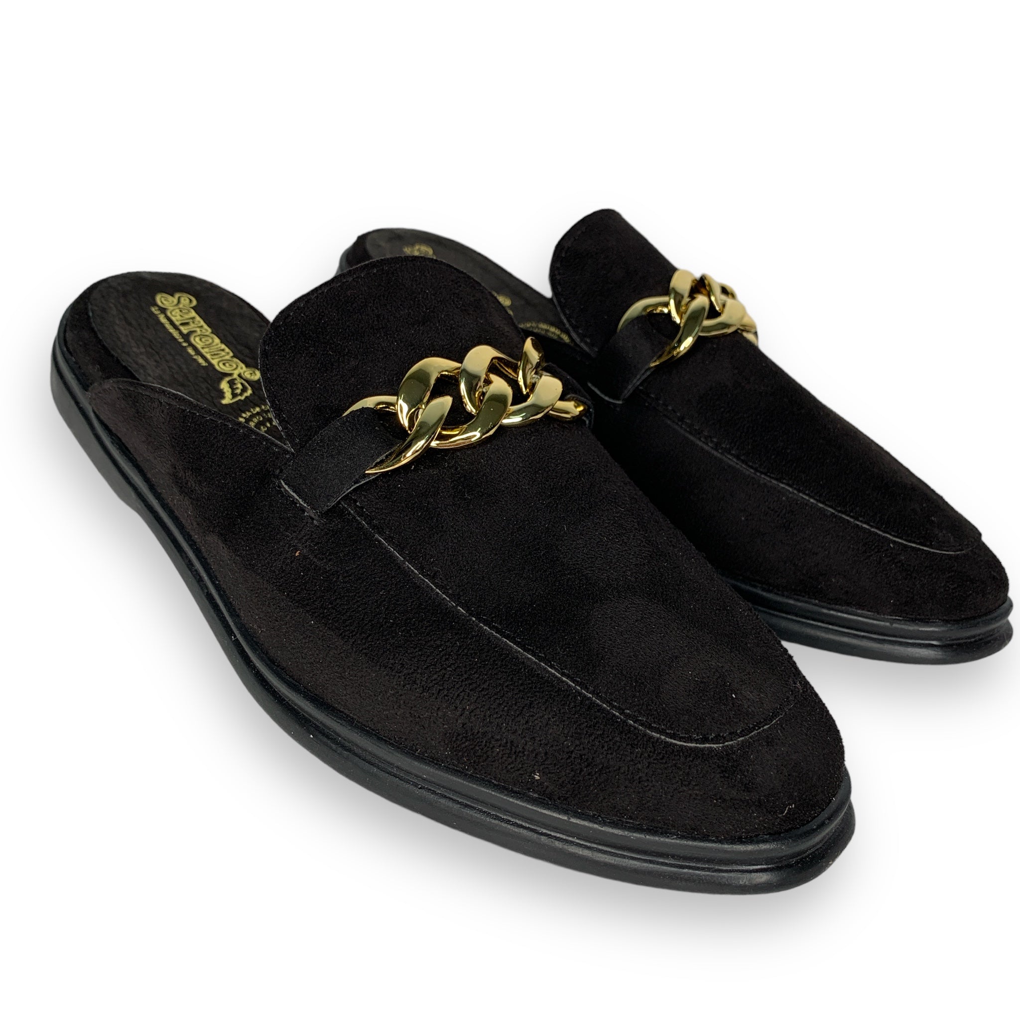 Flat Prisco negro con cadena David Serrano