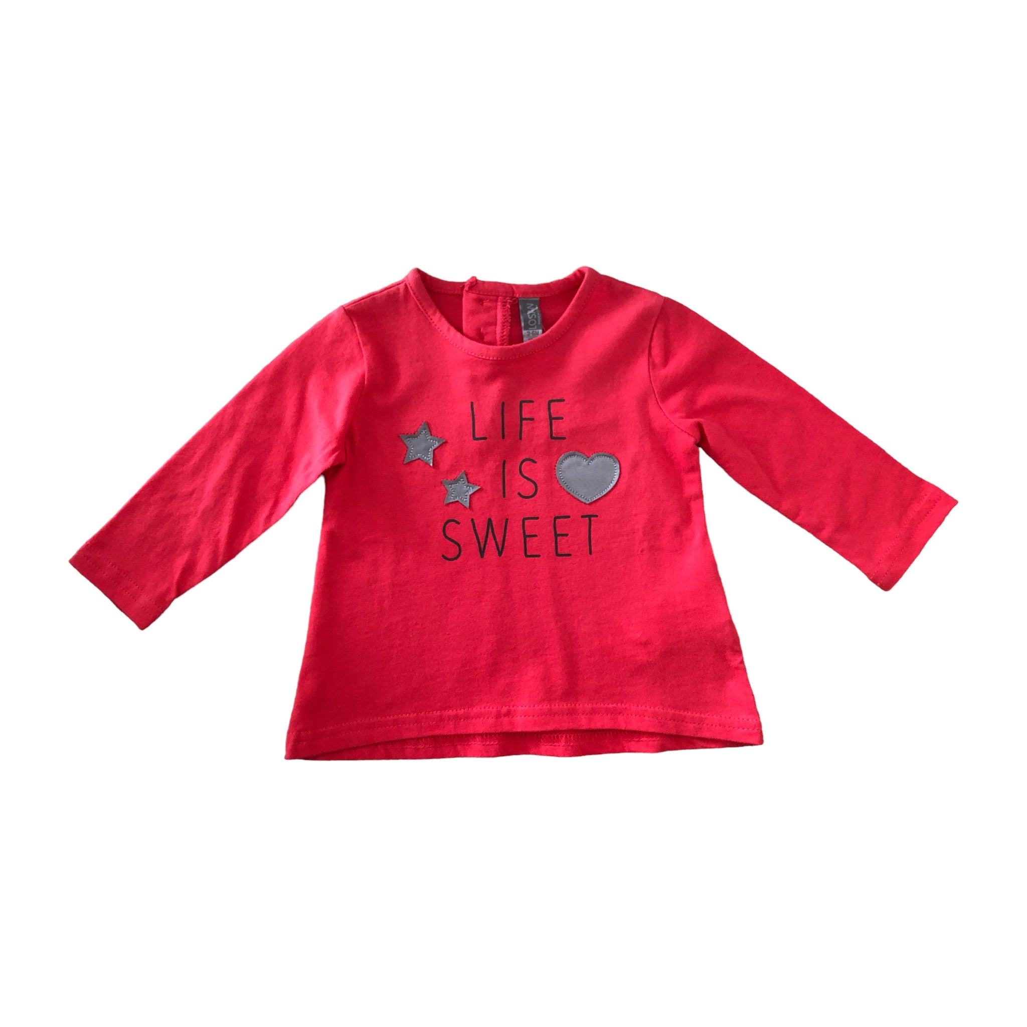 Playera “Life Is Sweet” Para Bebé Niña Losan