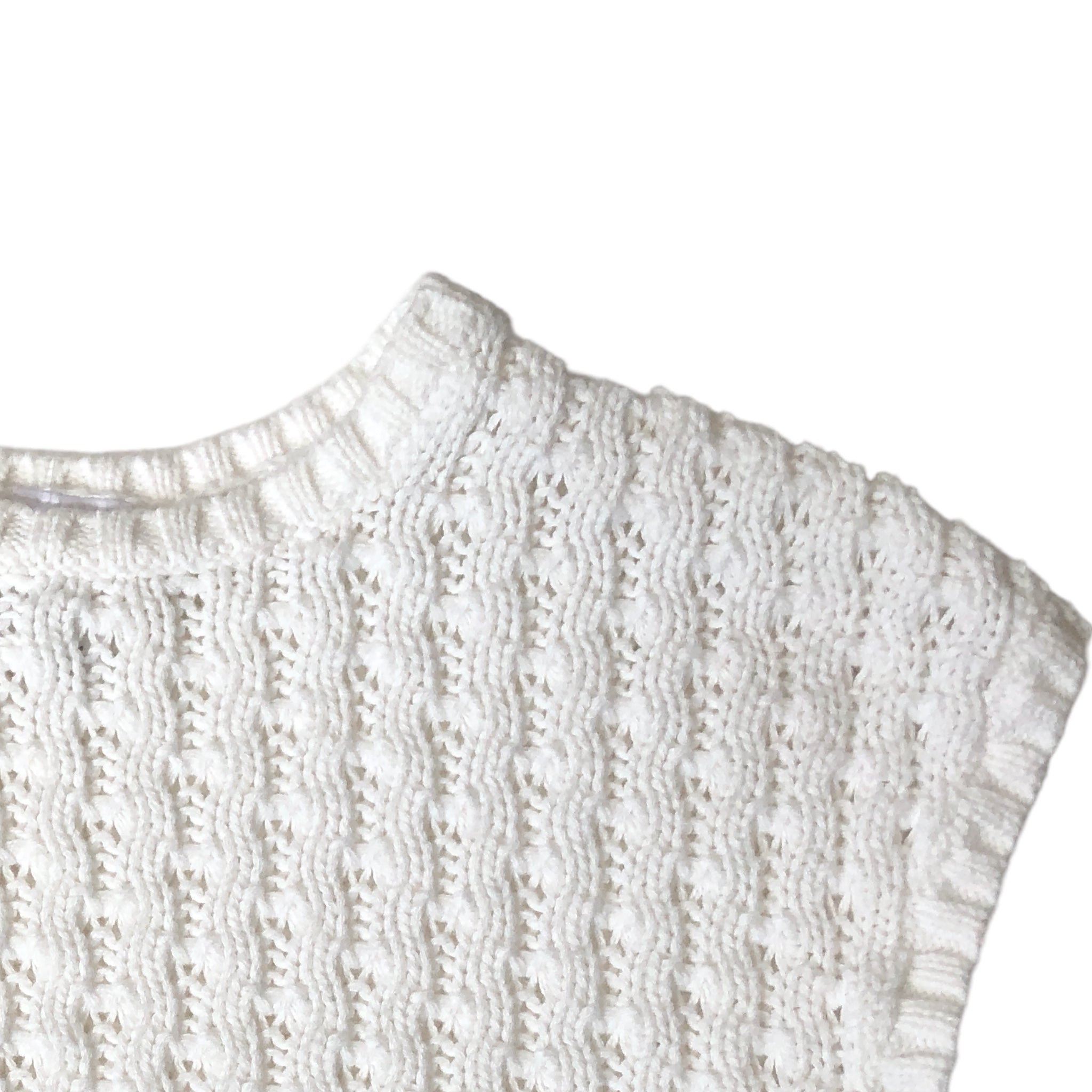 Poncho Tejido Color Blanco Para Bebé Niña Carter’s