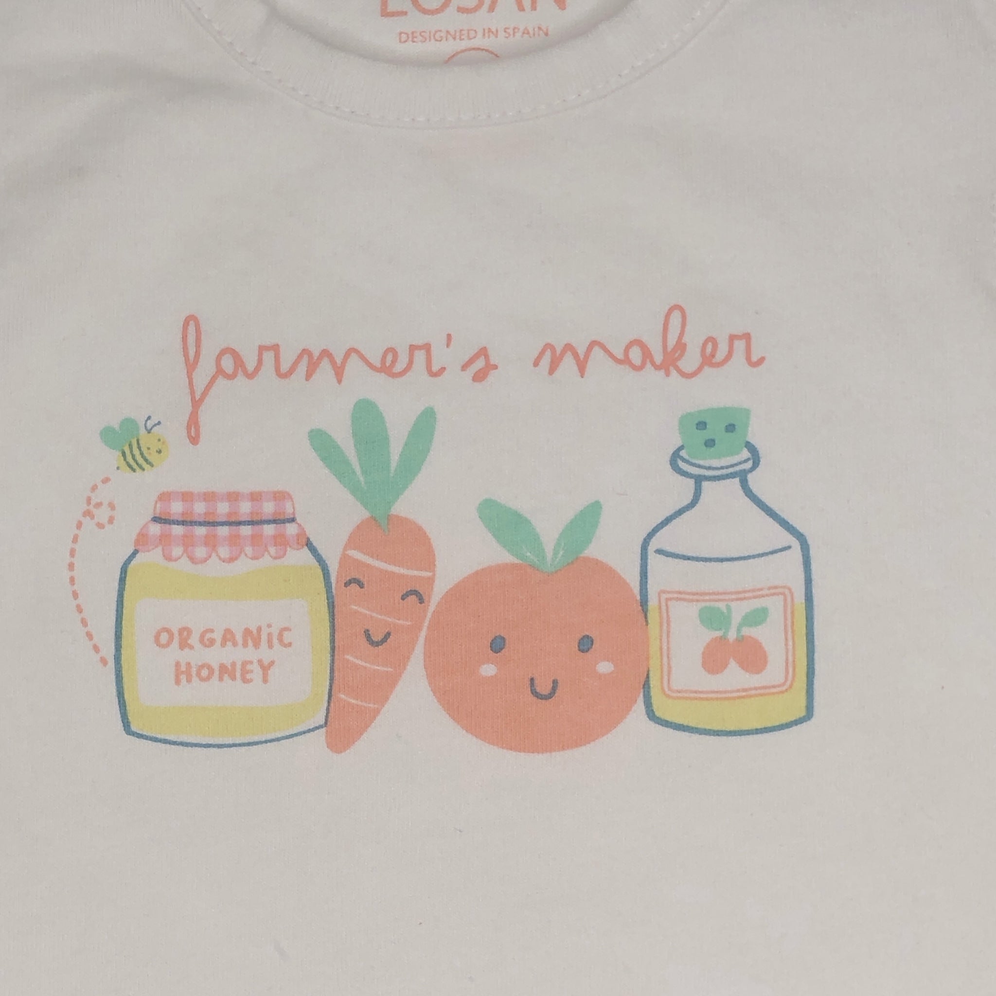 Conjunto De Camiseta Y Short Para Bebé Niña Losan