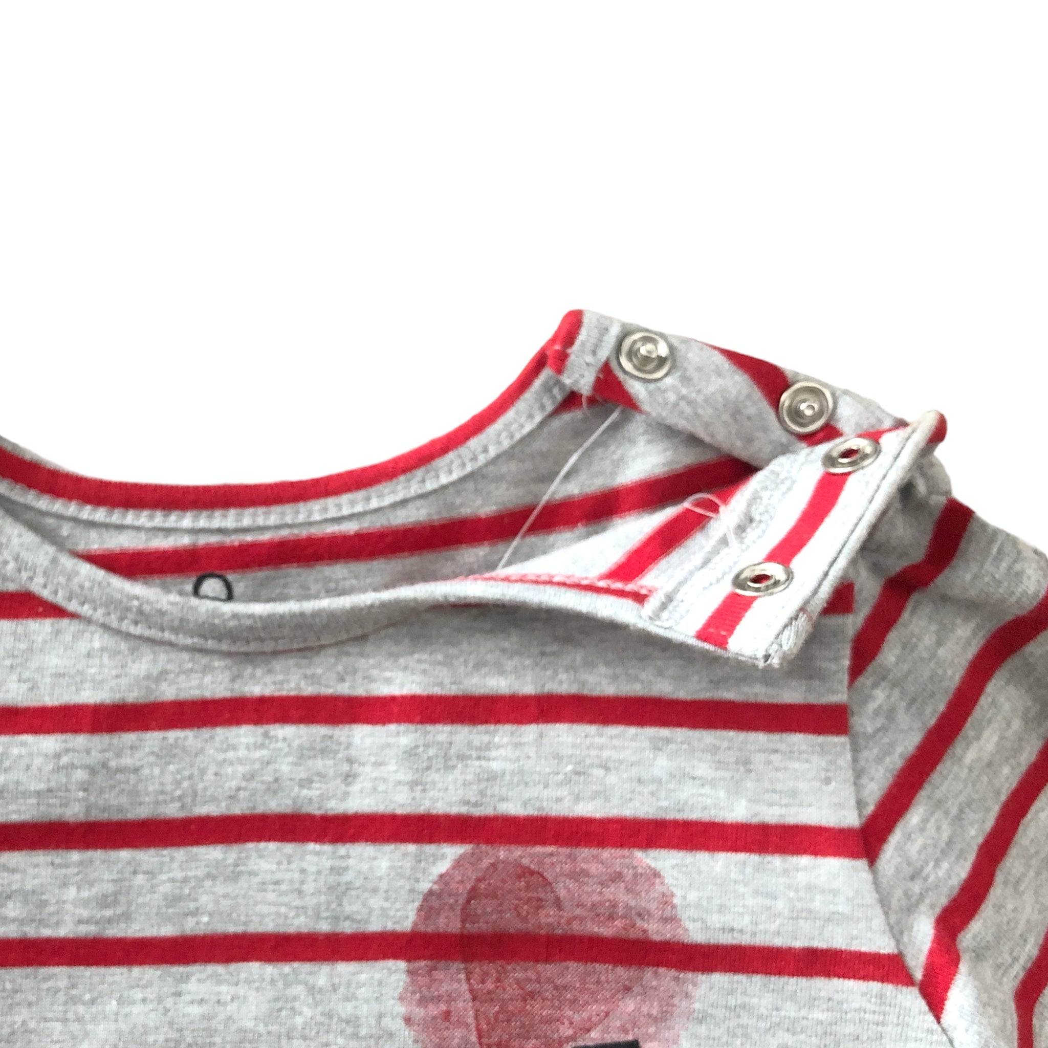 Playera Rayas Para Bebé Niña Losan