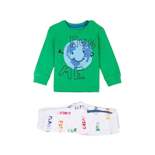Conjunto de camiseta y pantalón “ HUG ME” para bebé niño Losan