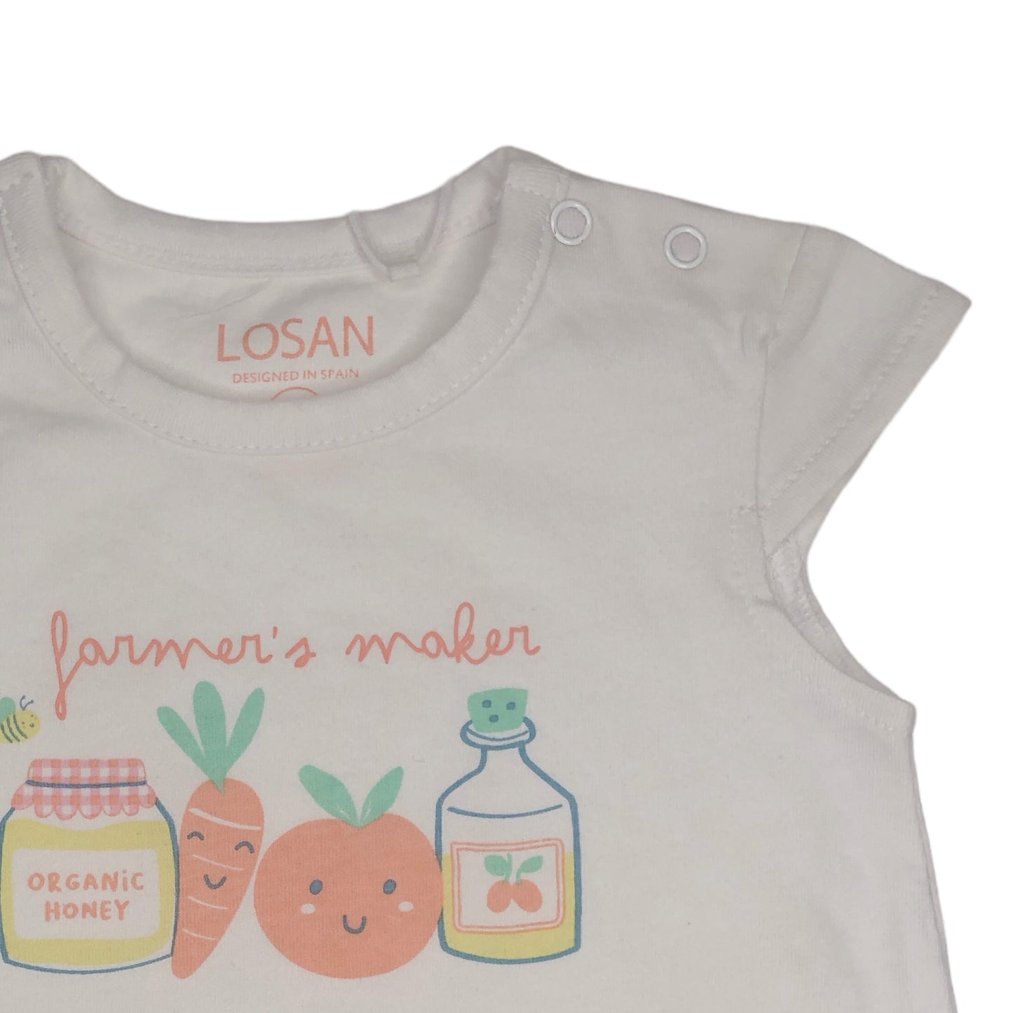 Conjunto de camiseta y short para bebé niña LOSAN