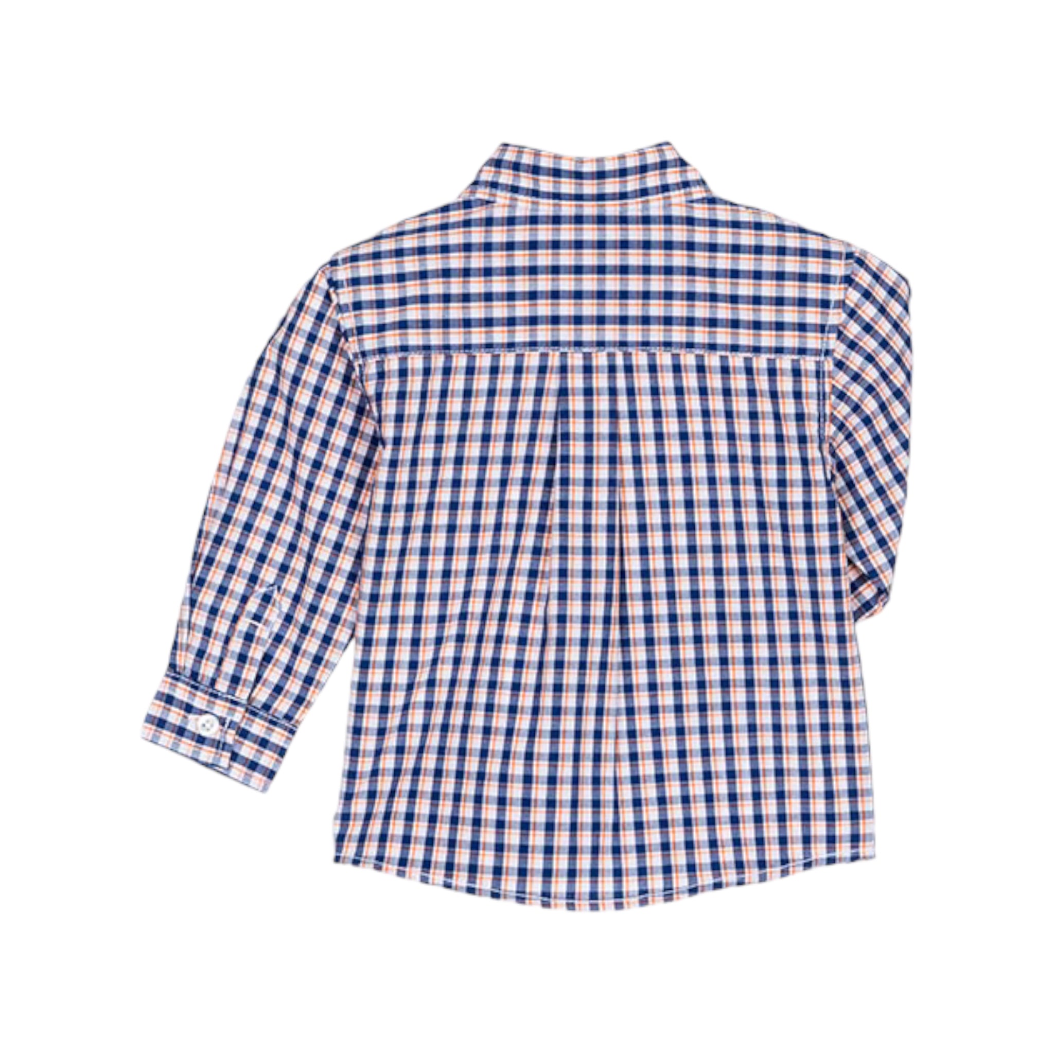 Camisa de cuadritos azul bebé niño Losan