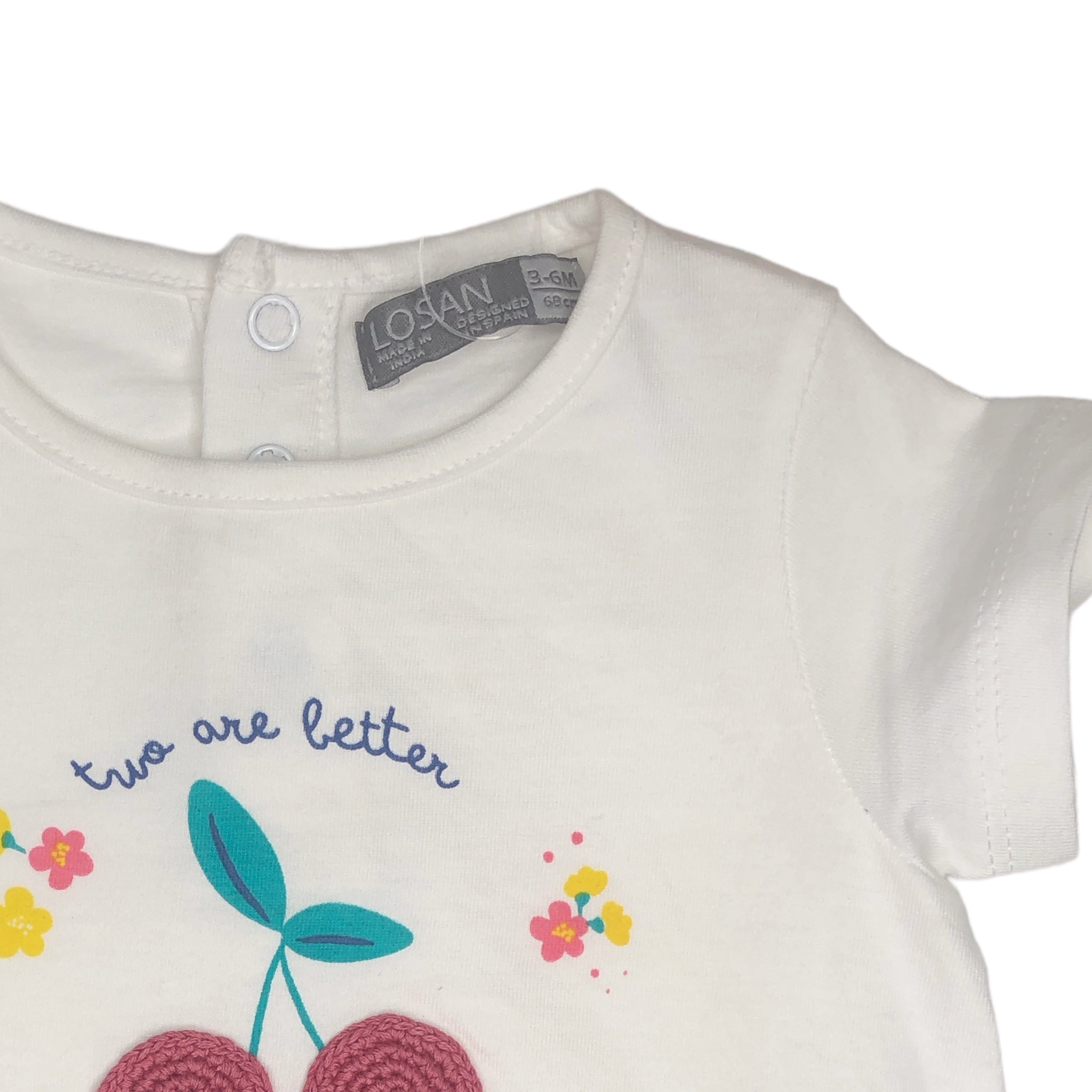Conjunto "Two Are Better Than One" Para Bebé Niña Losan