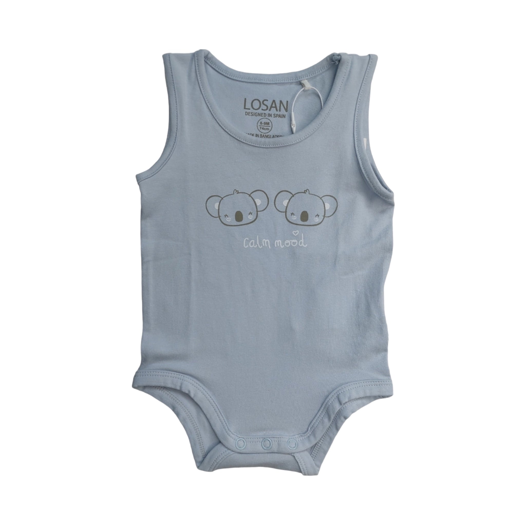 Pañaleros Manga Corta Para Bebé Niño "Calm Mood" Losan