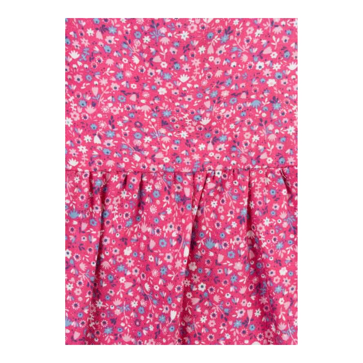 Conjunto de blusa de color rosa con florecitas y jegging bebé niña Losan
