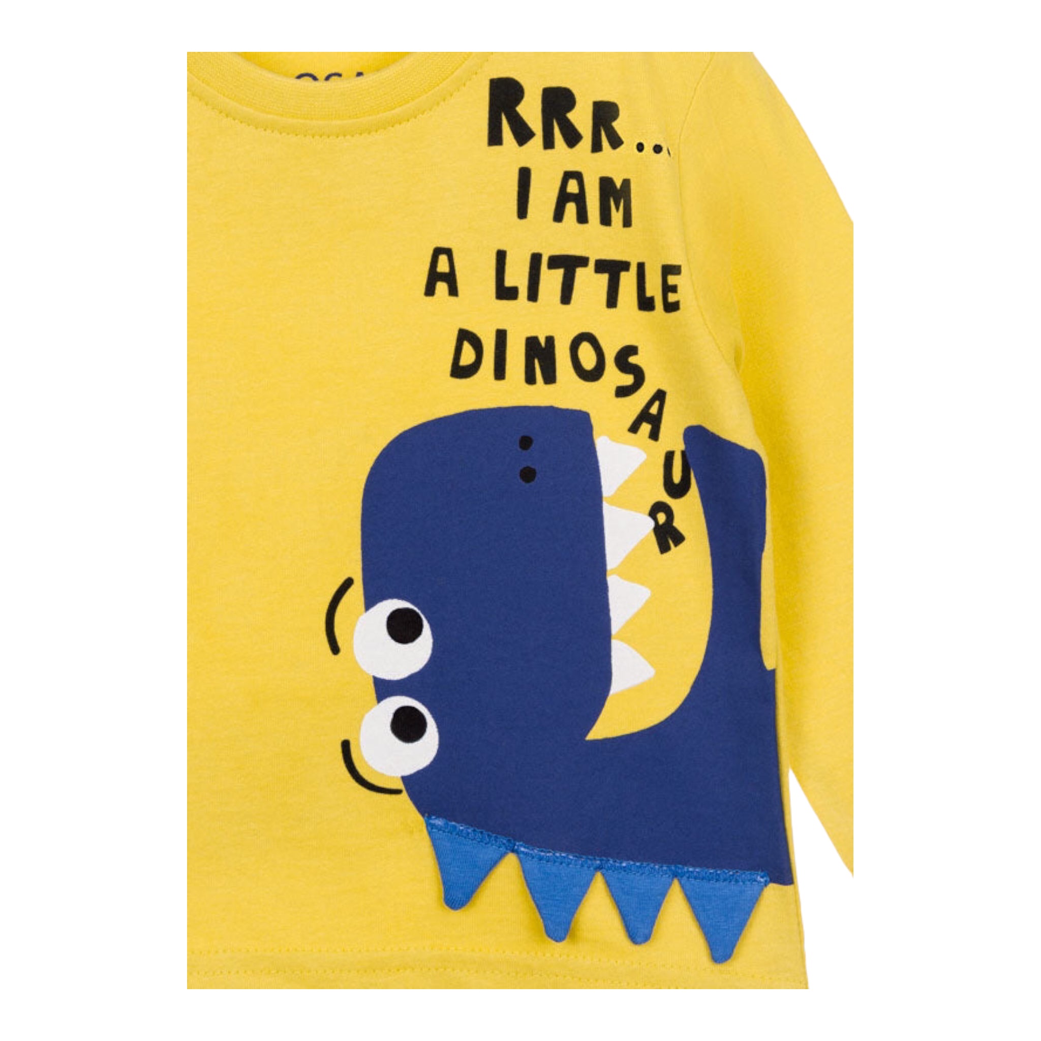 Playera con dinosaurio “RRR I AM A LITTLE DINOSAUR” bebé niño Losan