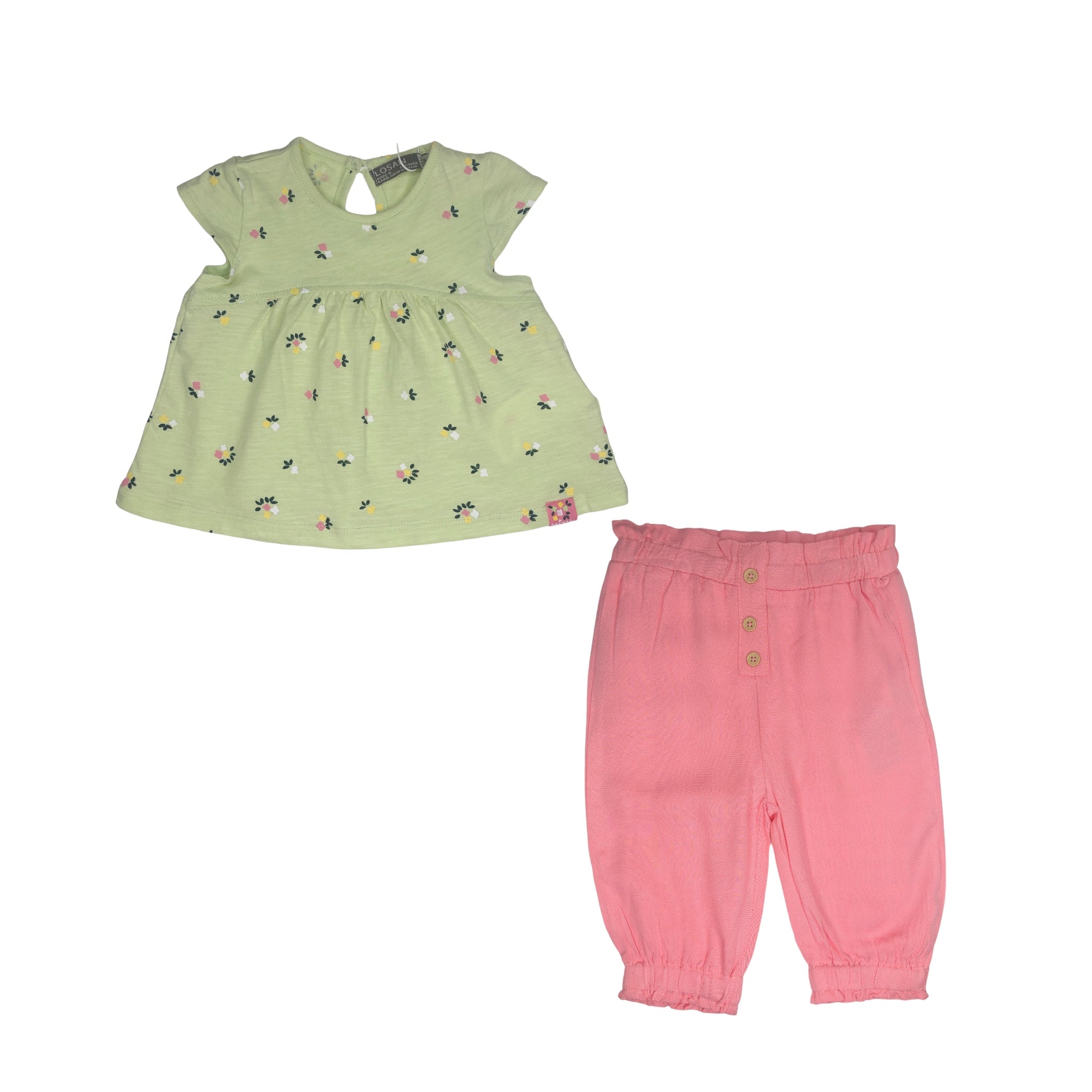 Conjunto De Camiseta Y Pantalón Para Bebé Niña Losan