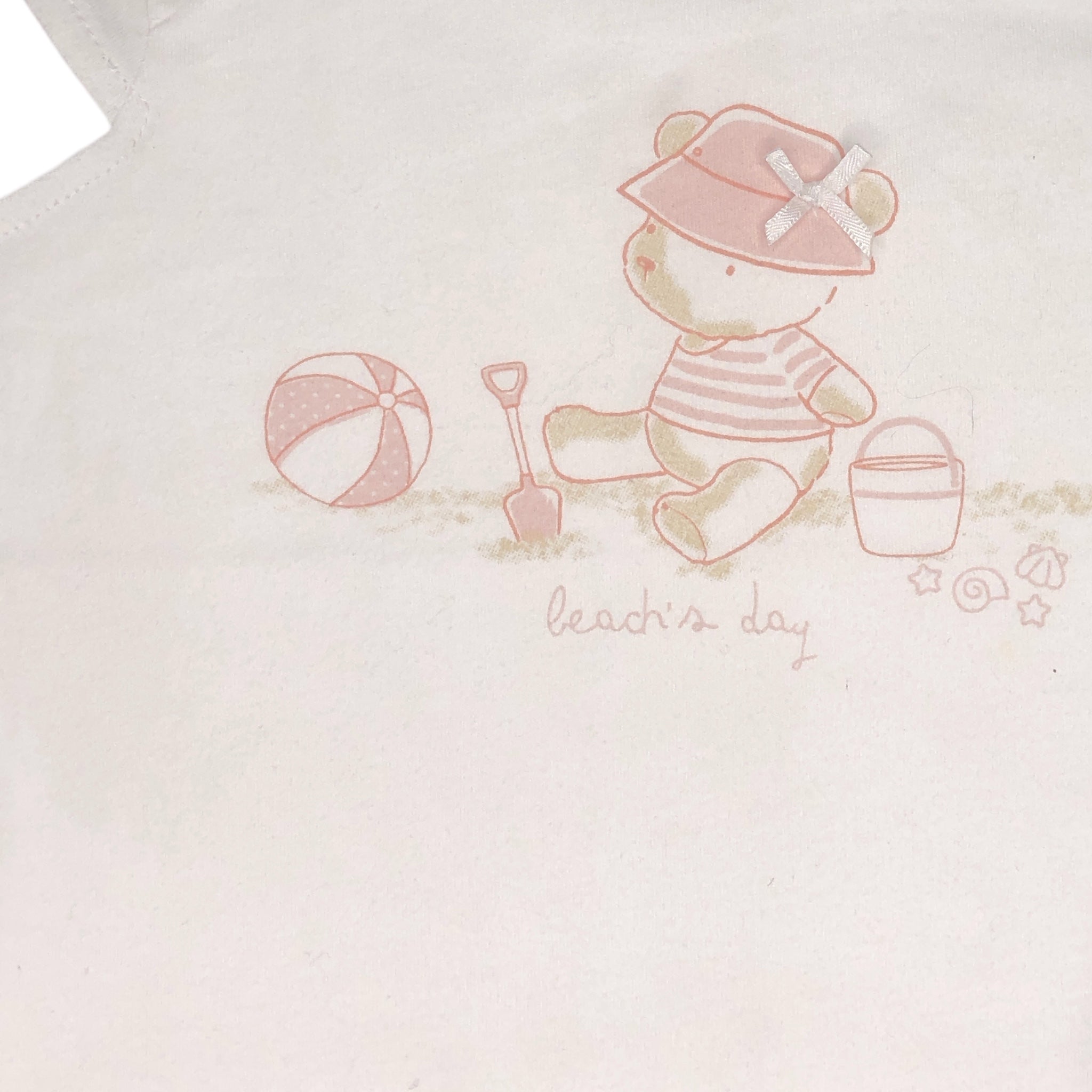 Conjunto De Camiseta "Beach's Day" Y Legging Para Bebé Niña Losan