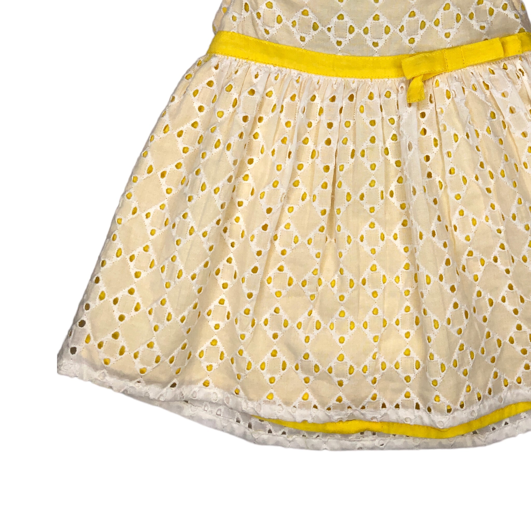 Vestido amarillo con braguita para bebé niña Losan