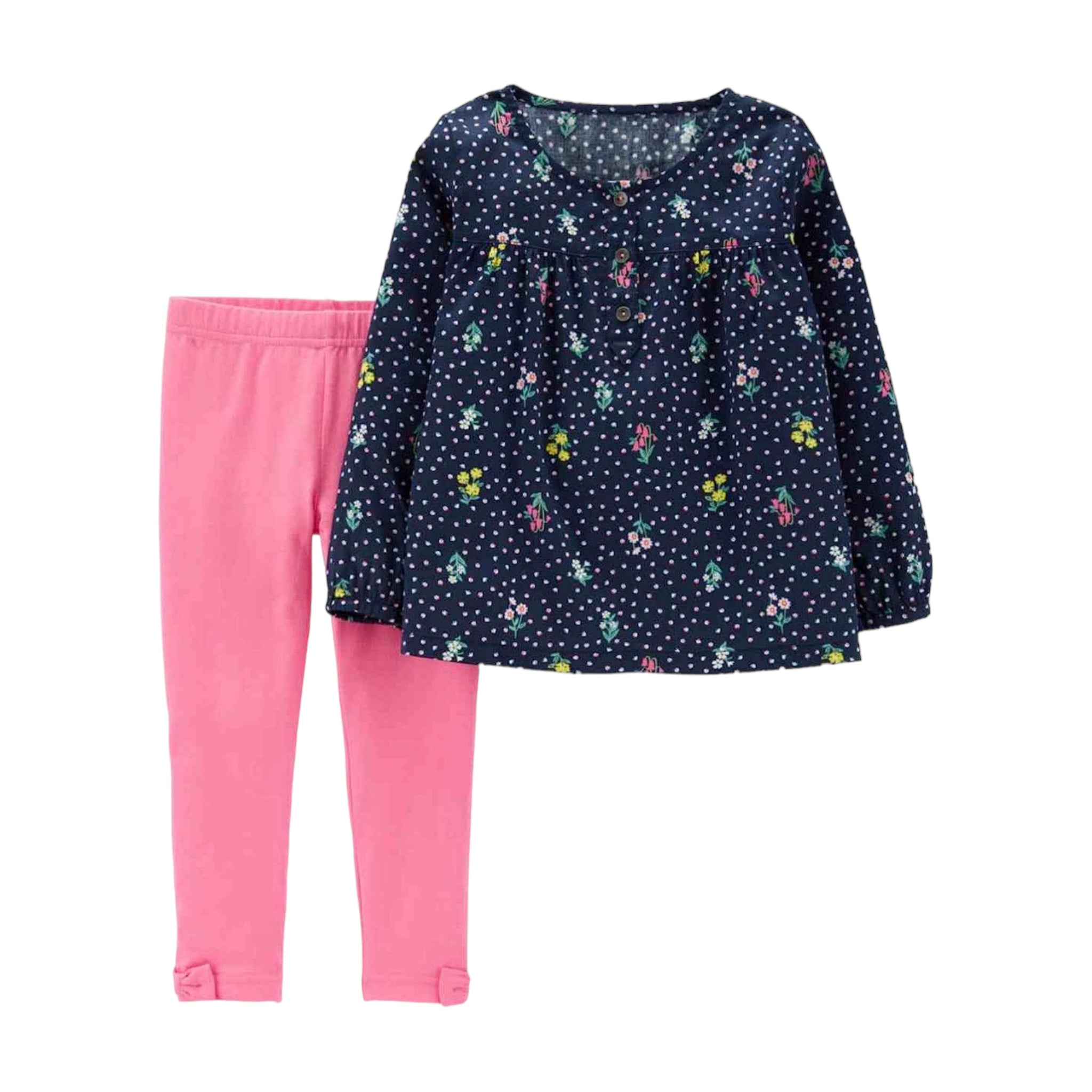 Conjunto de 2 piezas Estampado Floral Carter’s