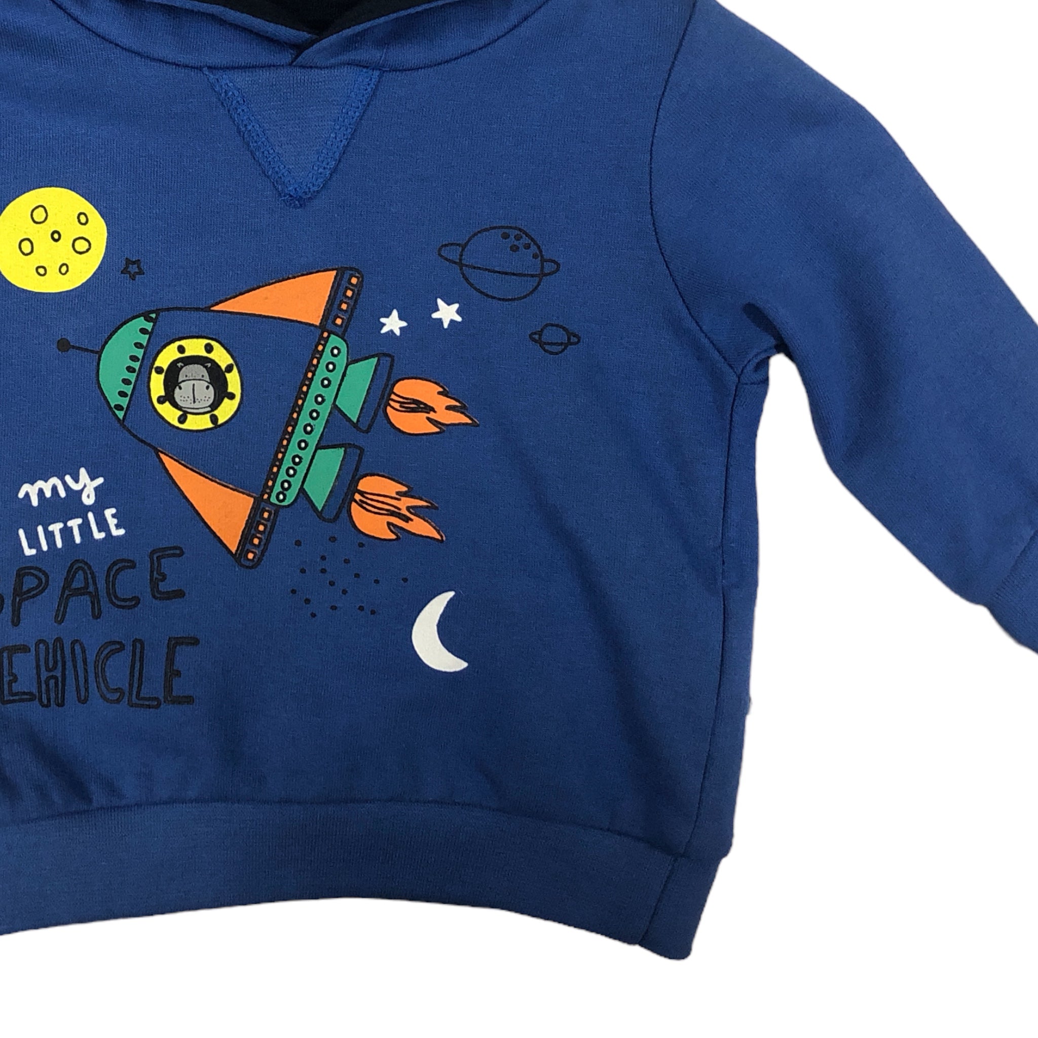 Conjunto de sudadera "my LITTLE SPACE VEHICLE"  y pants bebé niño Losan