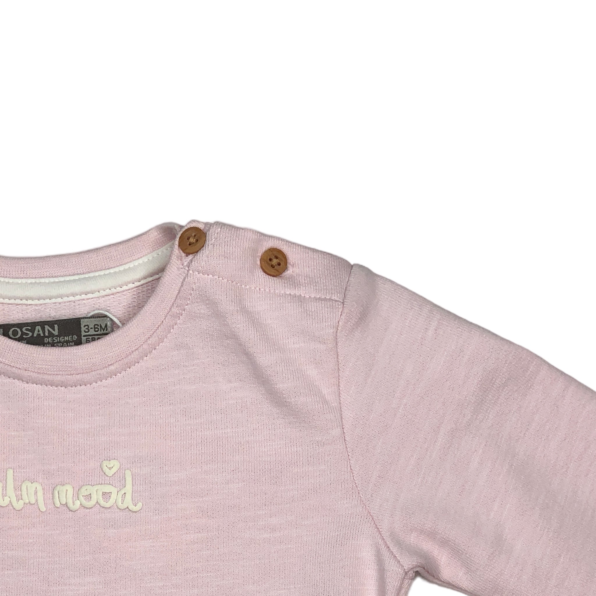 Sudadera Rosa "Calm Mood" Para Bebé Niña Losan