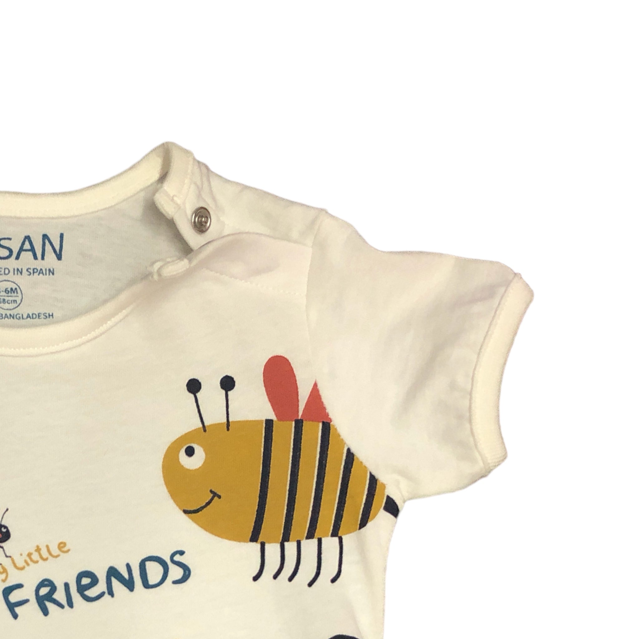 Playera manga corta "my Little FRIENDS HUGS" para bebé niño Losan