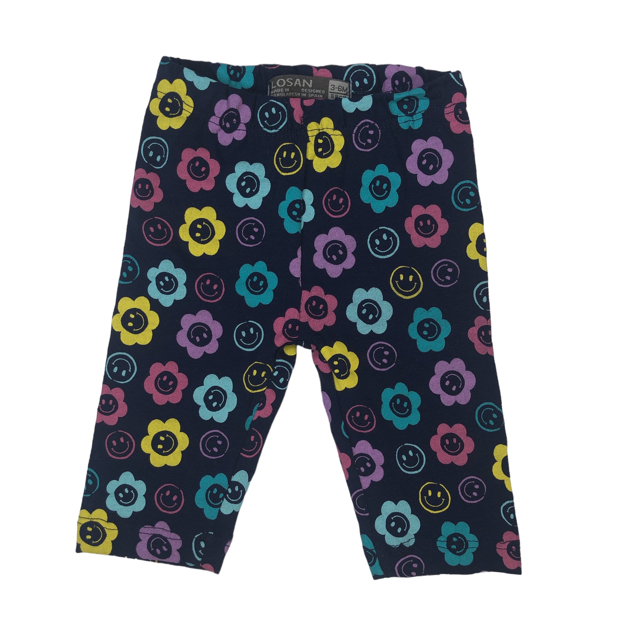 Conjunto De Camiseta Manga Corta "Love You" Y Pantalón Para Bebé Niña Losan