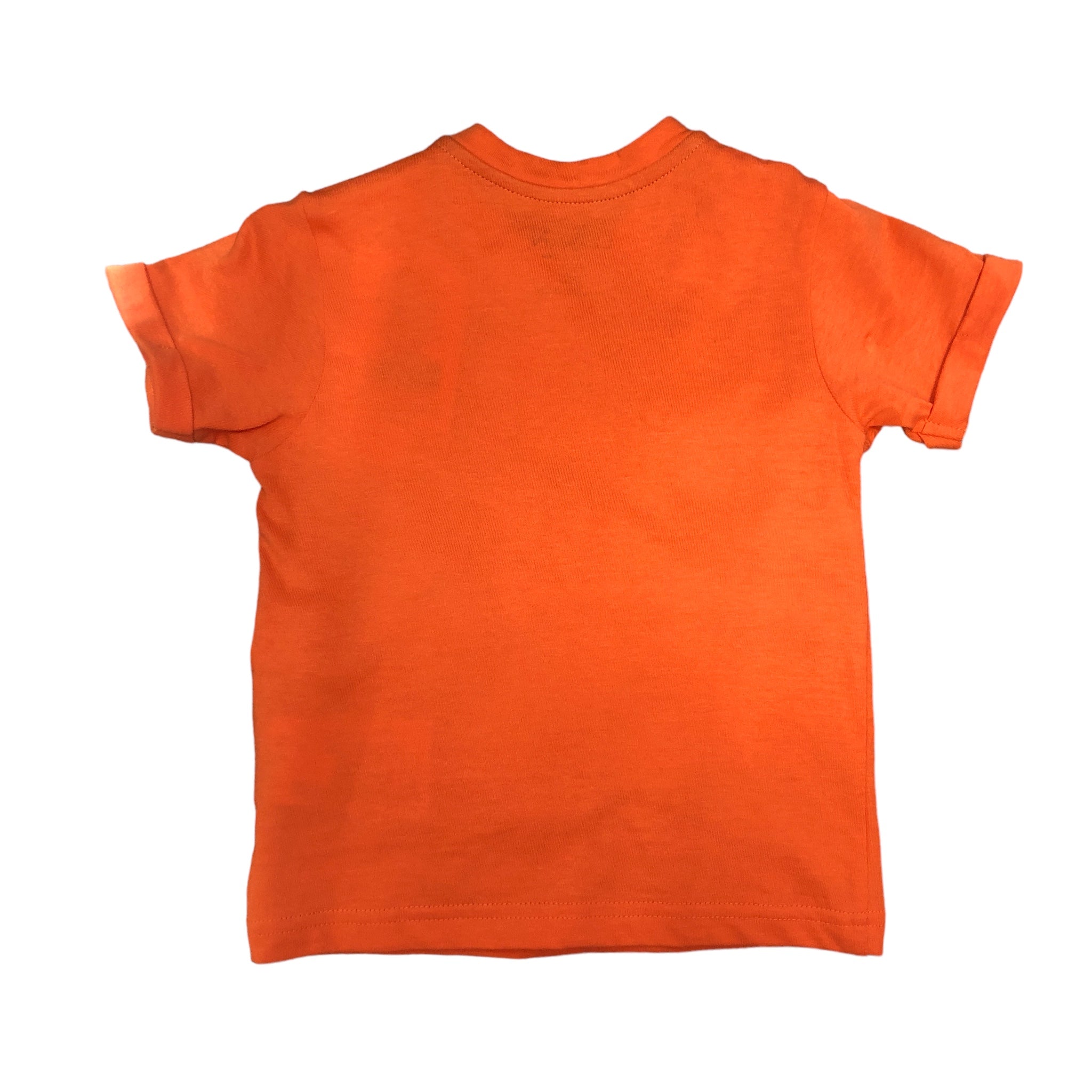 Playera naranja charms 3D para bebé niño "YAY" Losan