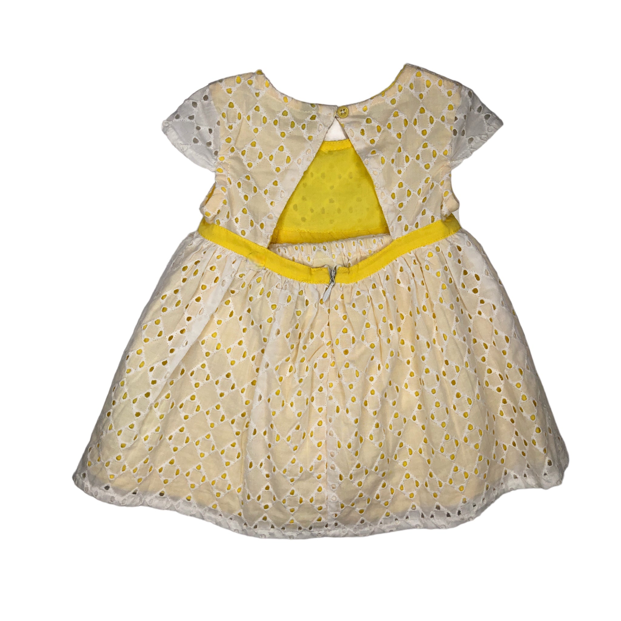 Vestido amarillo con braguita para bebé niña Losan