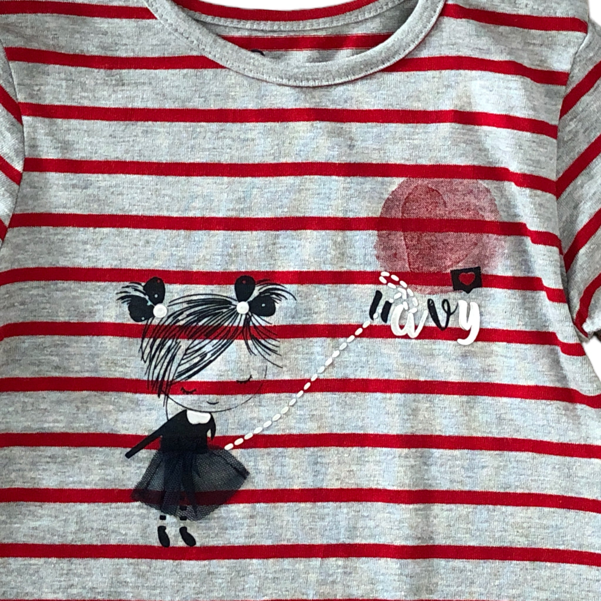 Playera Rayas Para Bebé Niña Losan
