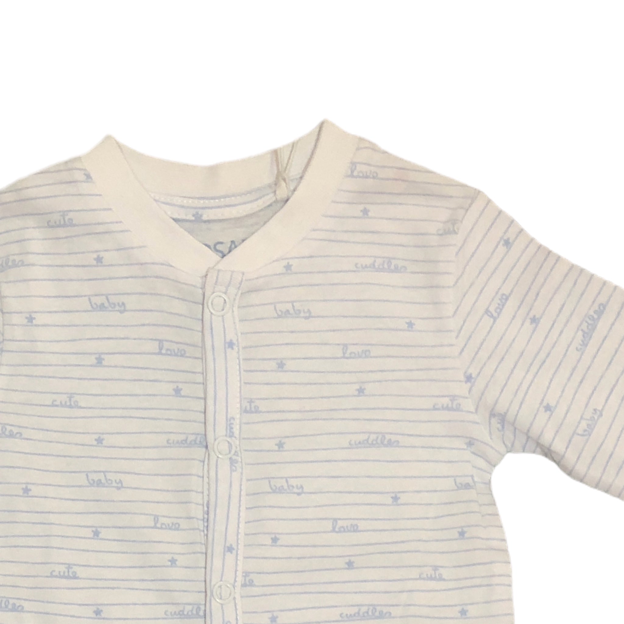 Mameluco dos piezas azules para bebé niño LOSAN -