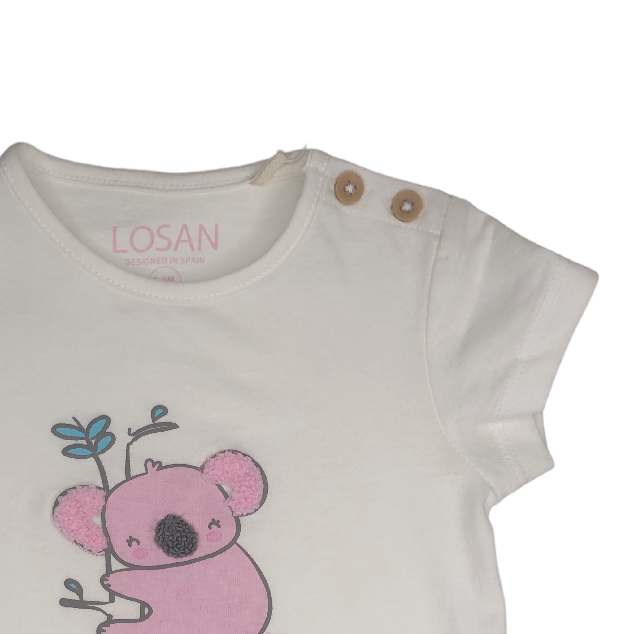Conjunto De Camiseta Y Legging Para Bebé Niña Losan